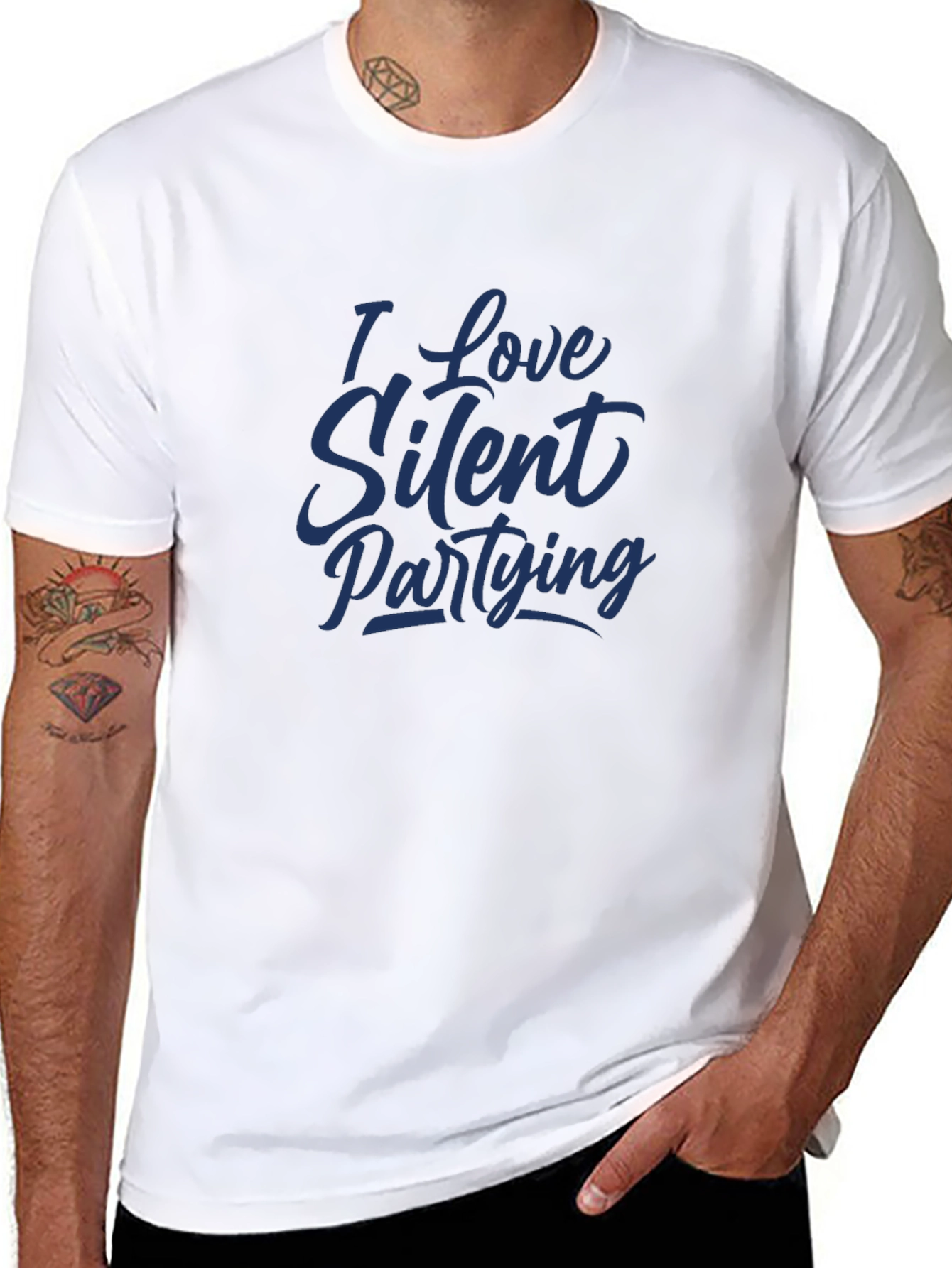 I Love Silent Partying T-Shirt