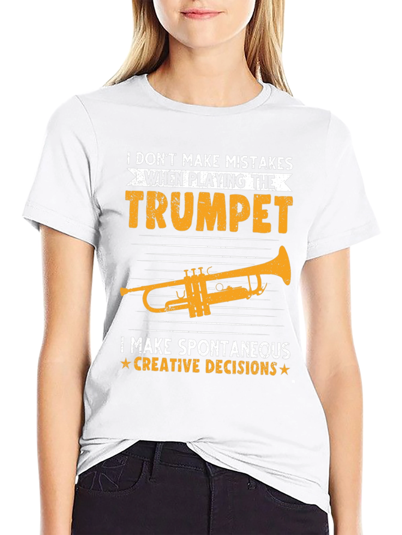 Trumpet Player T-Shirt - Spontaneous Creative Decisions