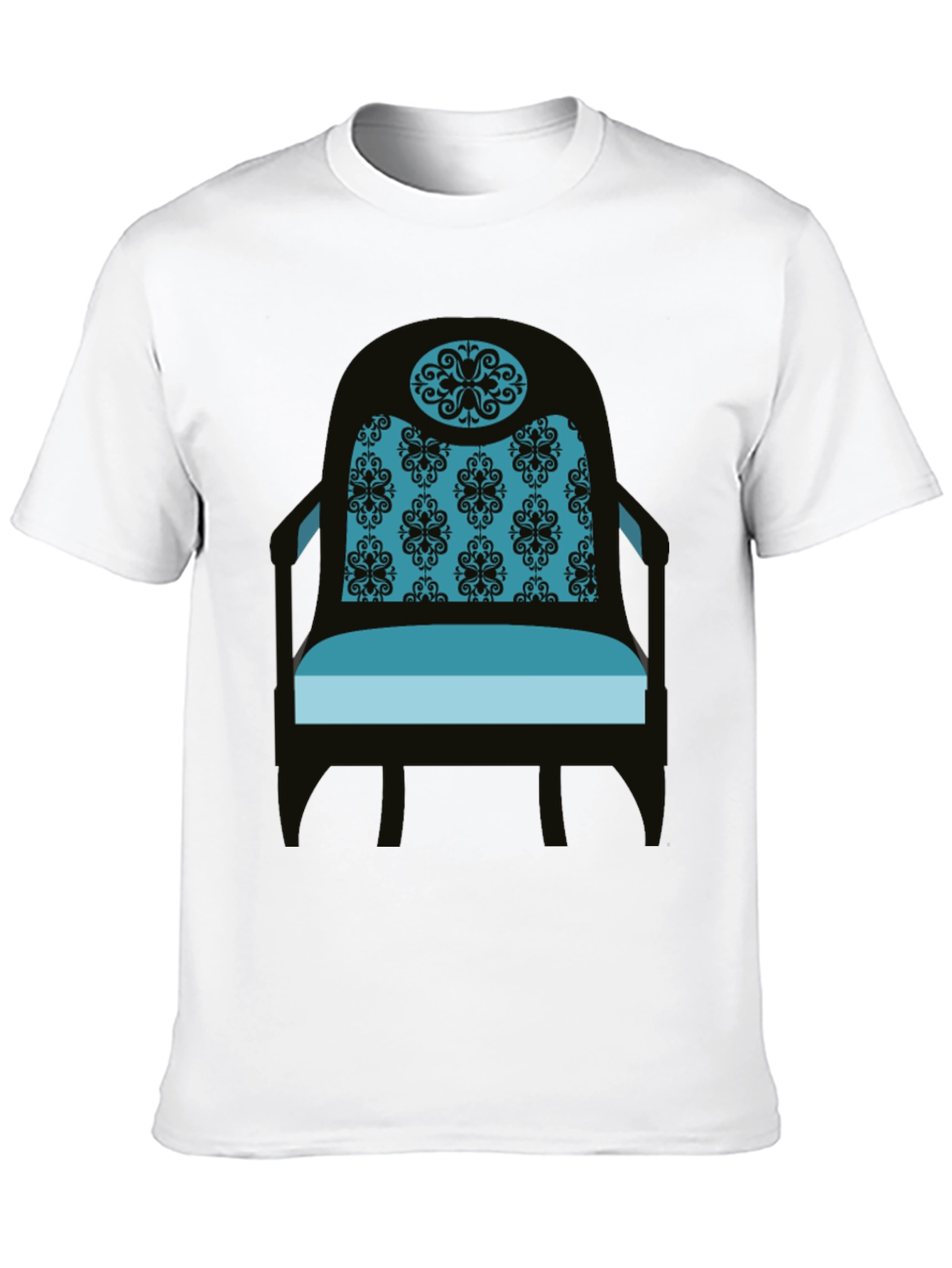 Stylish Chair Graphic Tee - Modern Comfort