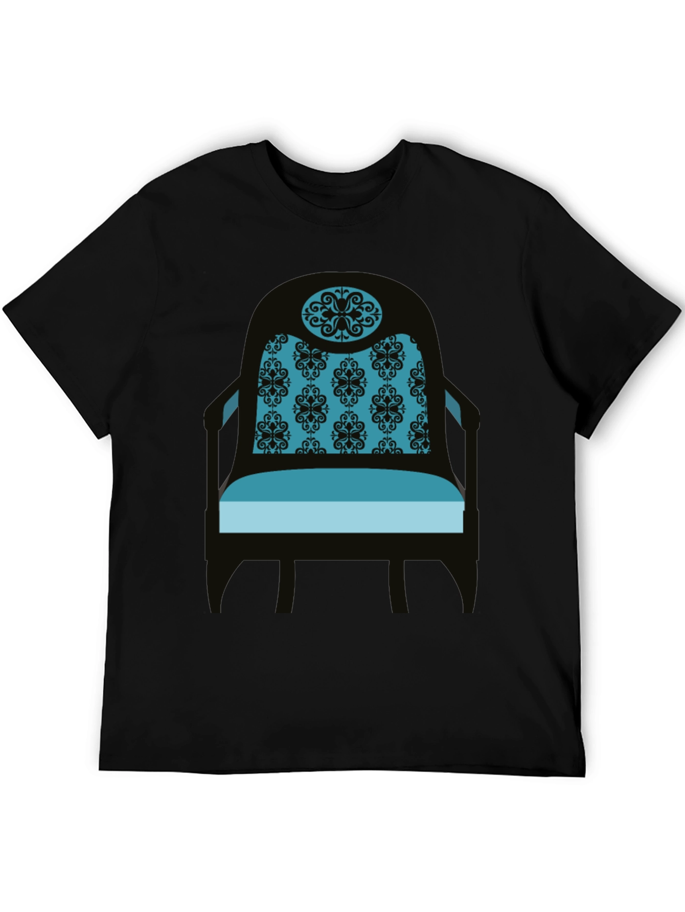 Stylish Chair Graphic Tee - Modern Comfort