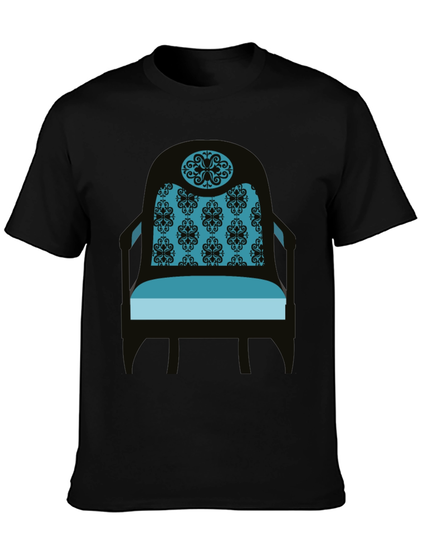 Stylish Chair Graphic Tee - Modern Comfort