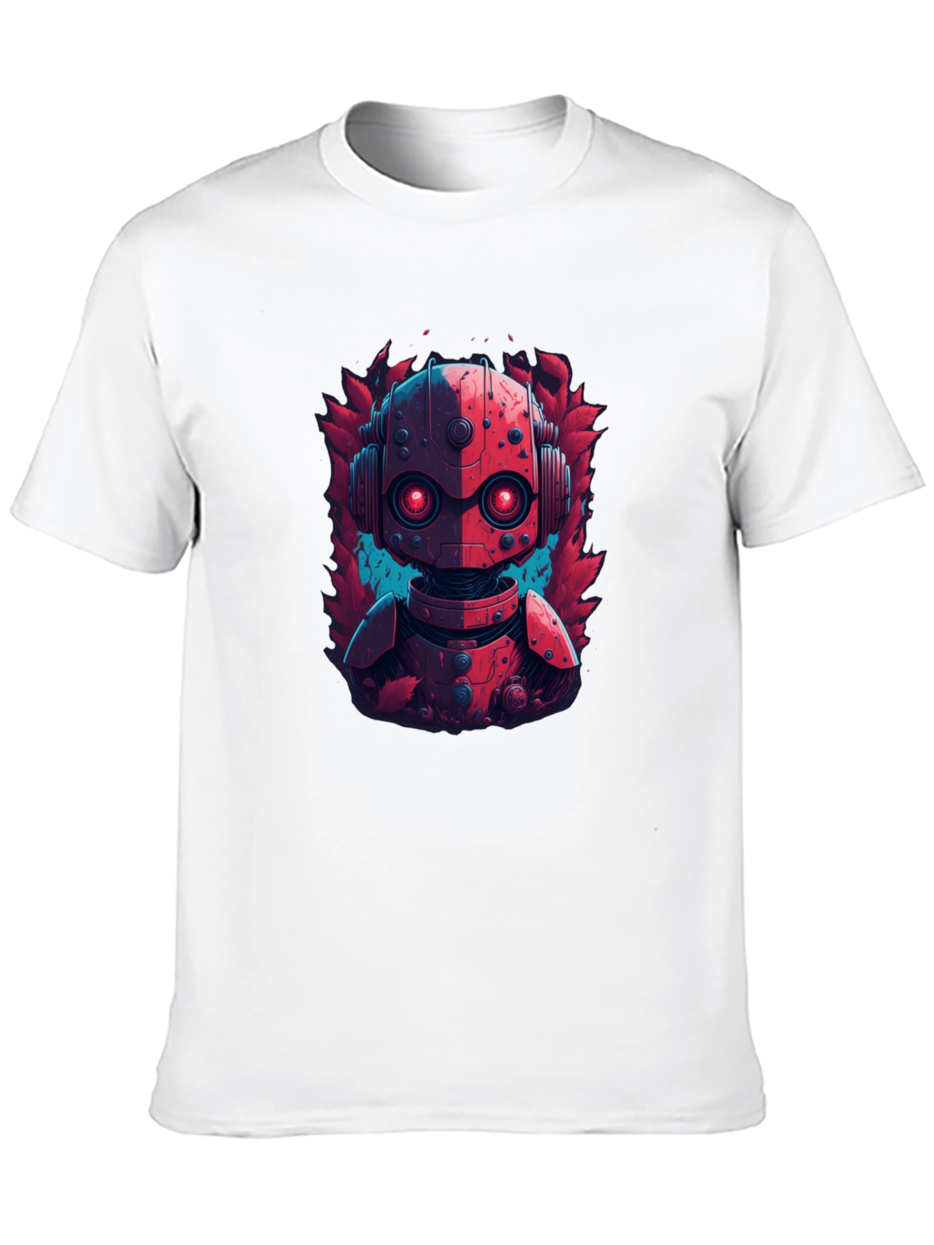 Robot Graphic Tee - Cool Design