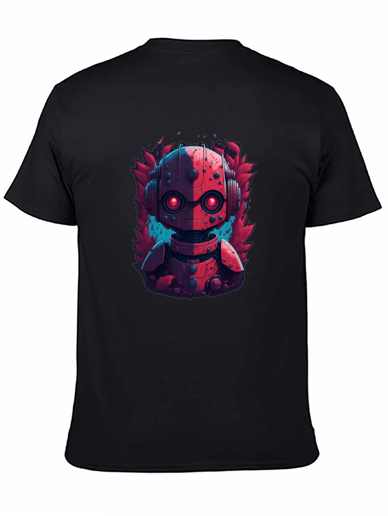 Robot Graphic Tee - Cool Design