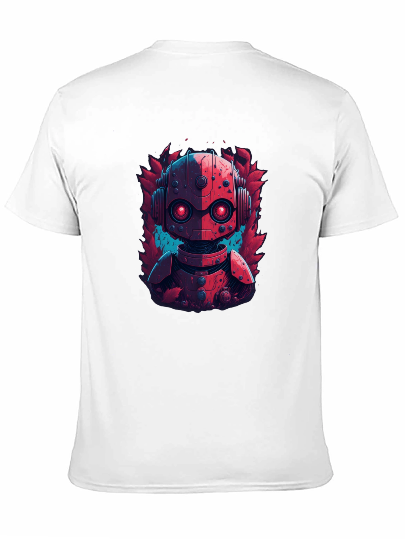 Robot Graphic Tee - Cool Design