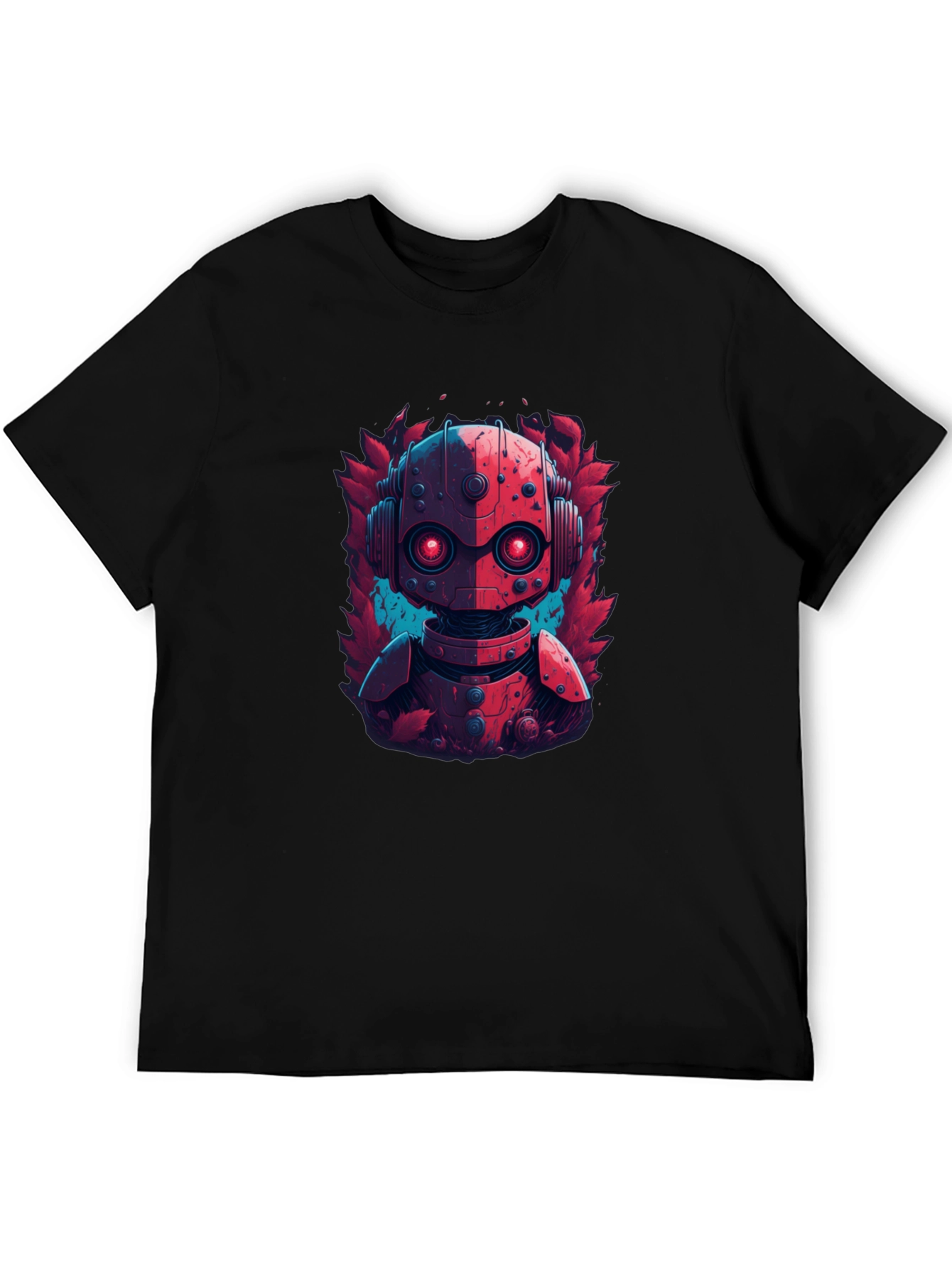Robot Graphic Tee - Cool Design