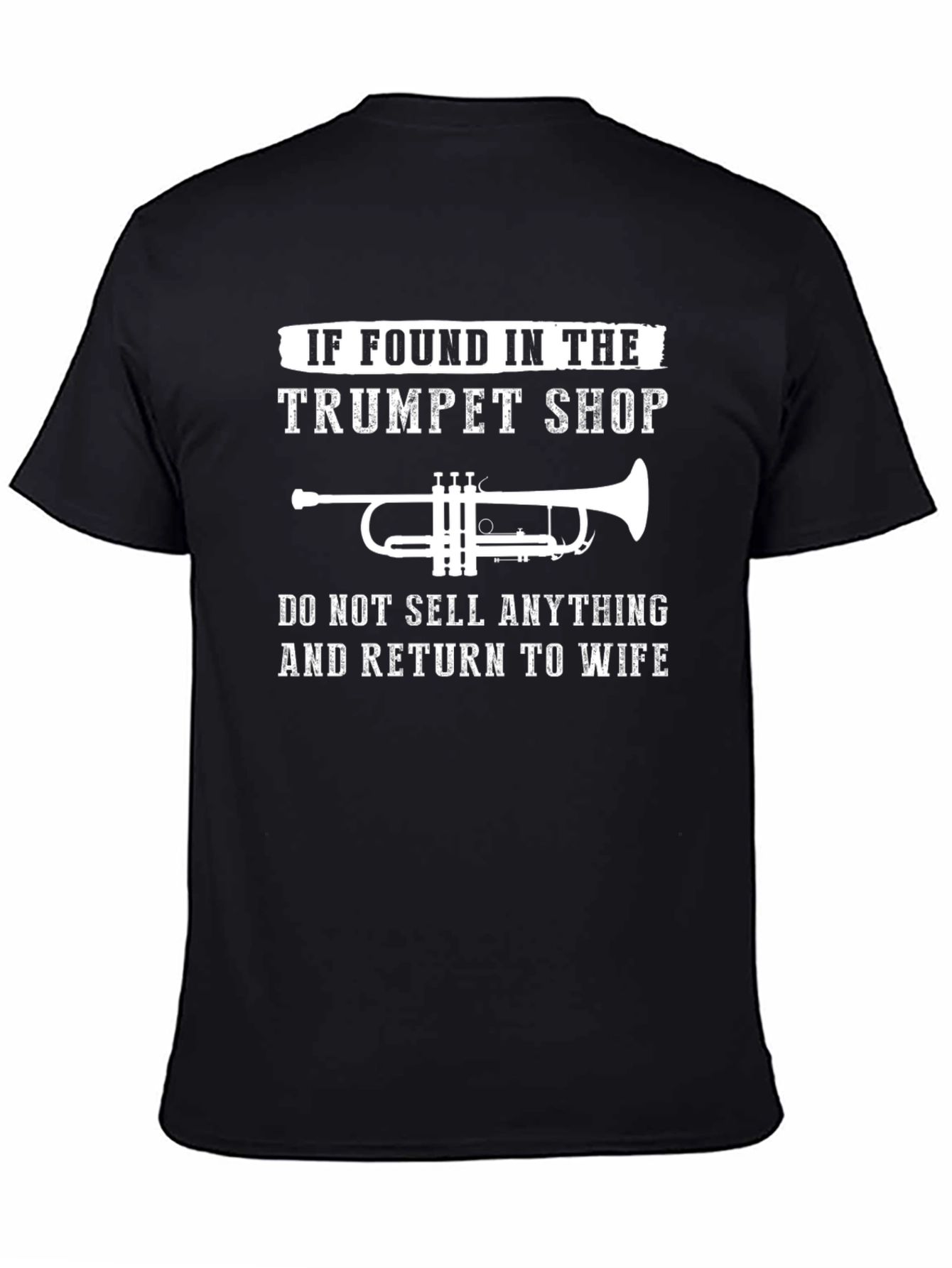 Trumpet Shop Novelty Graphic T-Shirt