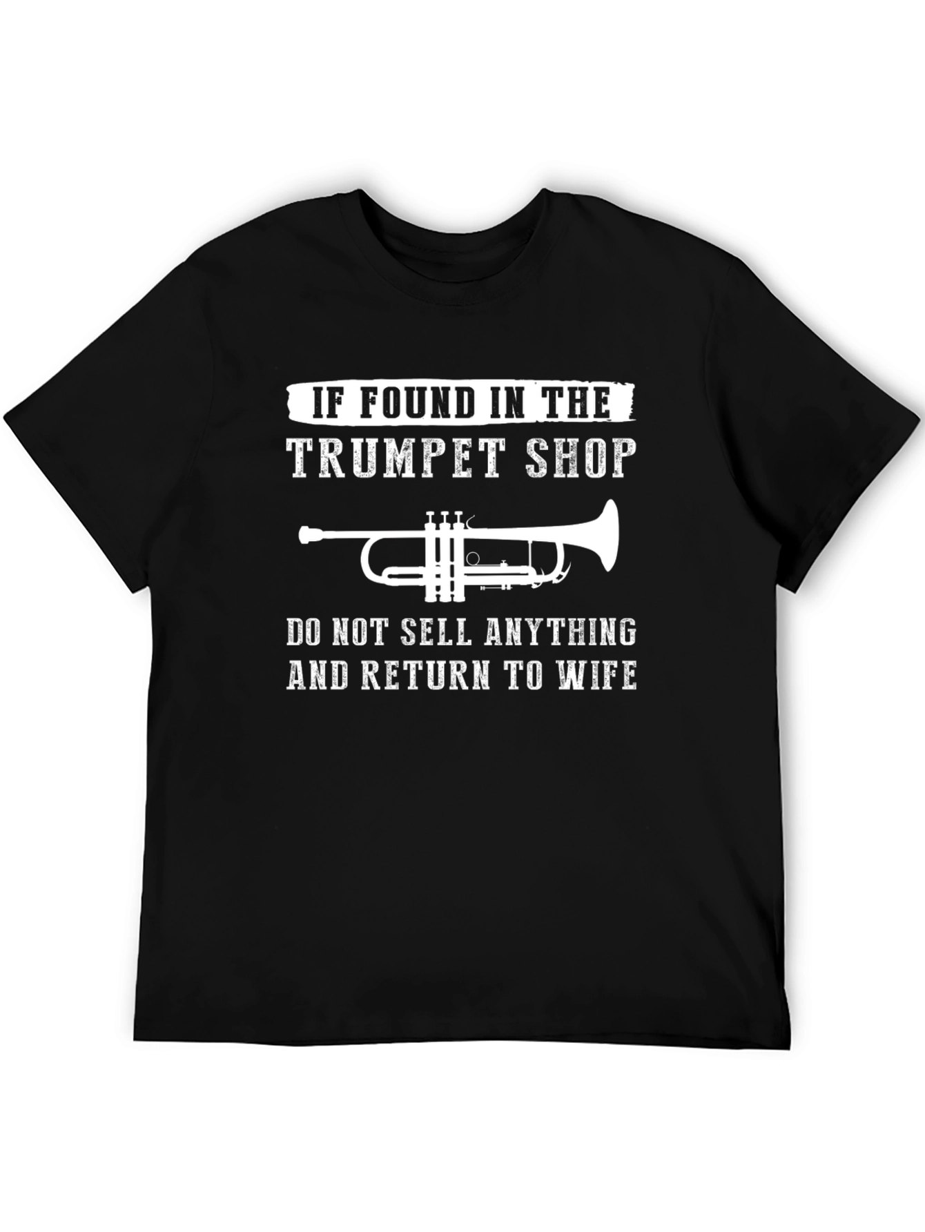 Trumpet Shop Novelty Graphic T-Shirt