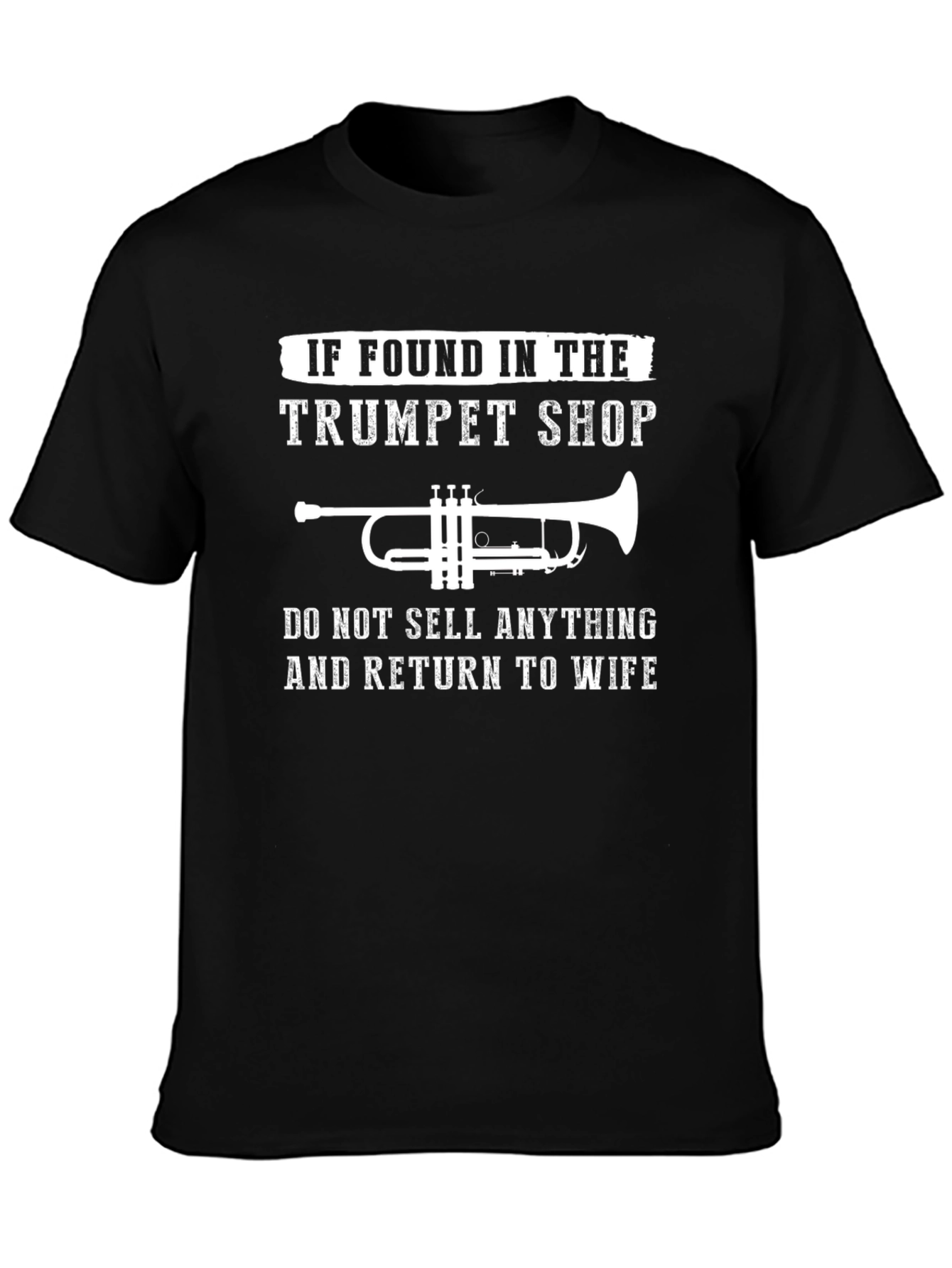 Trumpet Shop Novelty Graphic T-Shirt