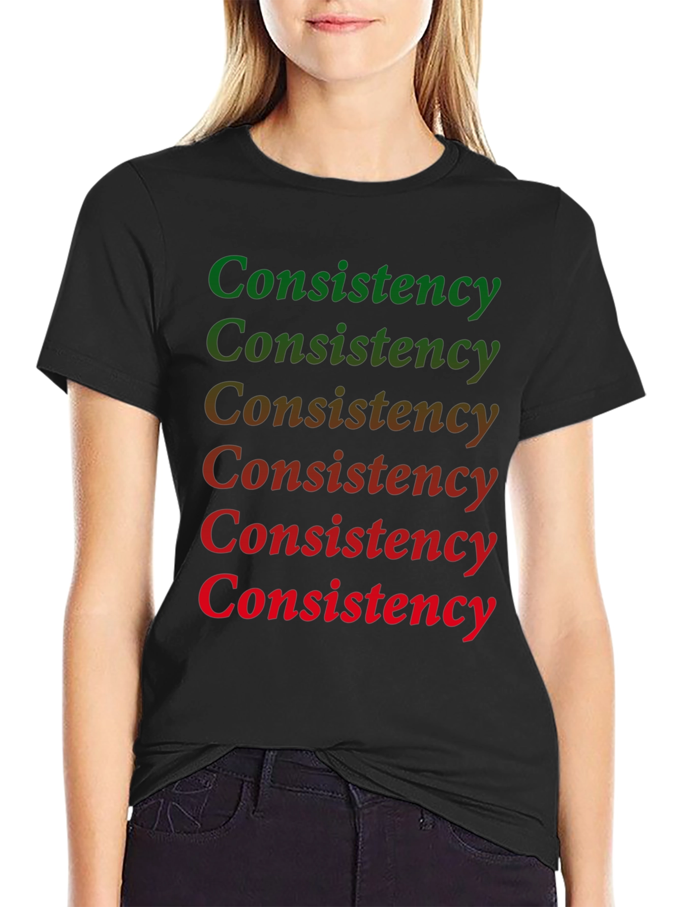 Consistency Graphic Tee - Black