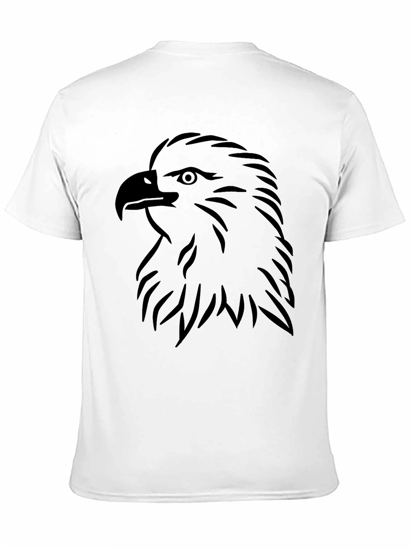 Eagle Head Graphic Black T-Shirt