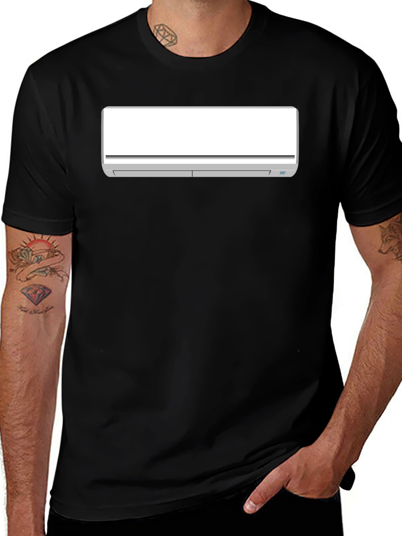 Cooling Comfort Tee: AC Unit Graphic T-Shirt