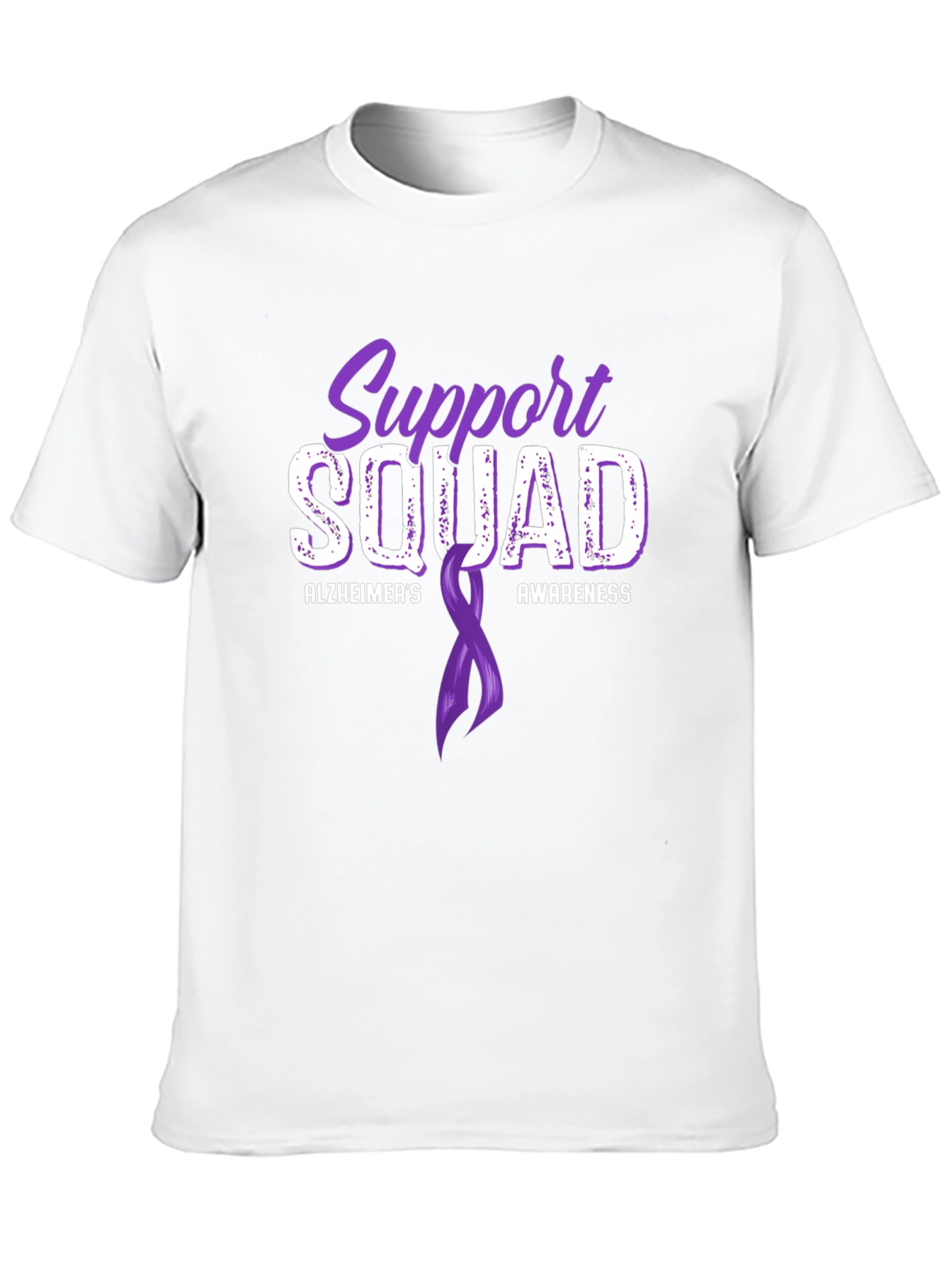 Alzheimers Awareness Support Squad Graphic Tee