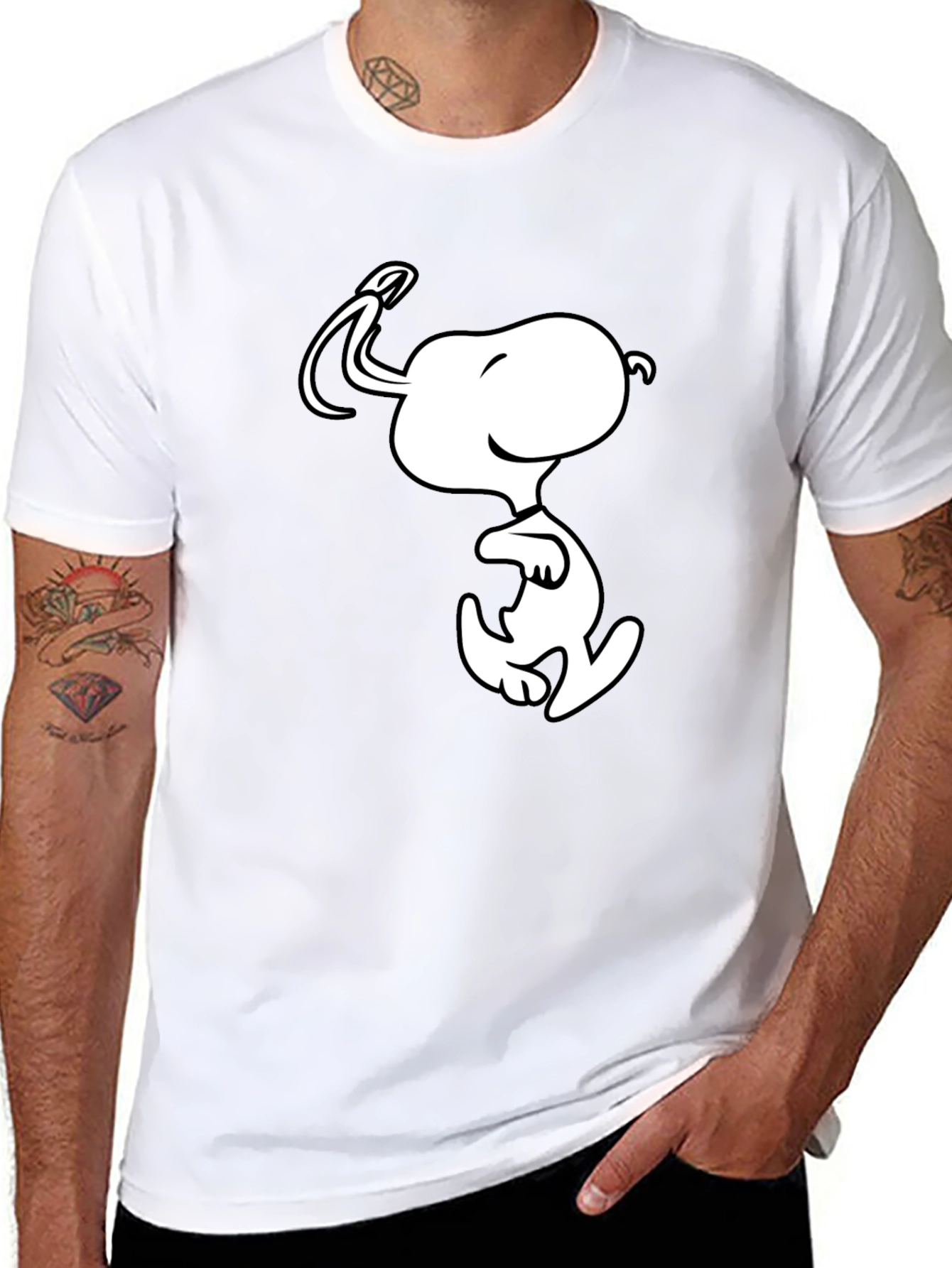 Snoopy Graphic T-Shirt - Classic Cartoon Tee