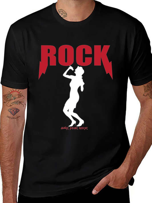 Rock Graphic Black T-Shirt