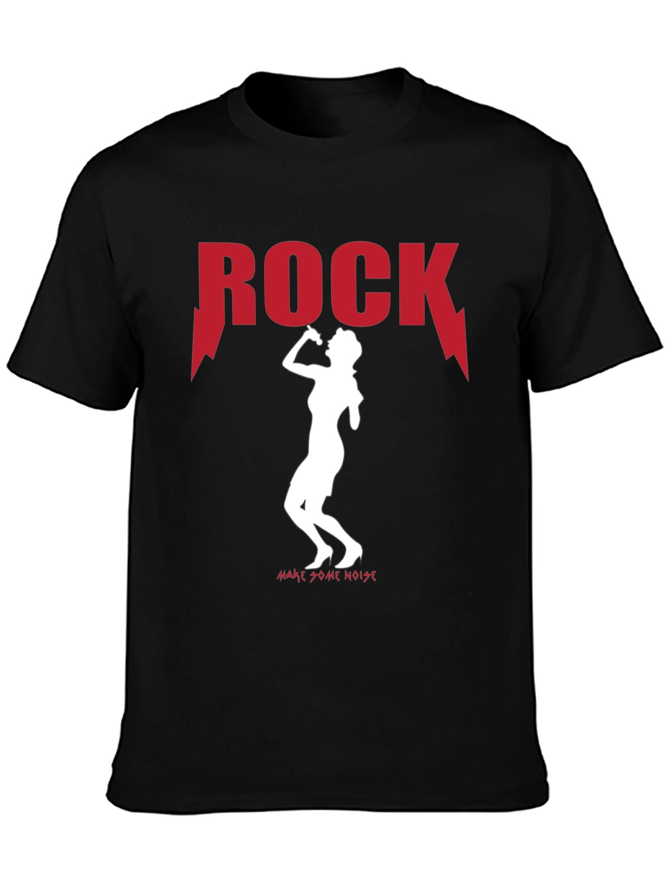 Rock Graphic Black T-Shirt