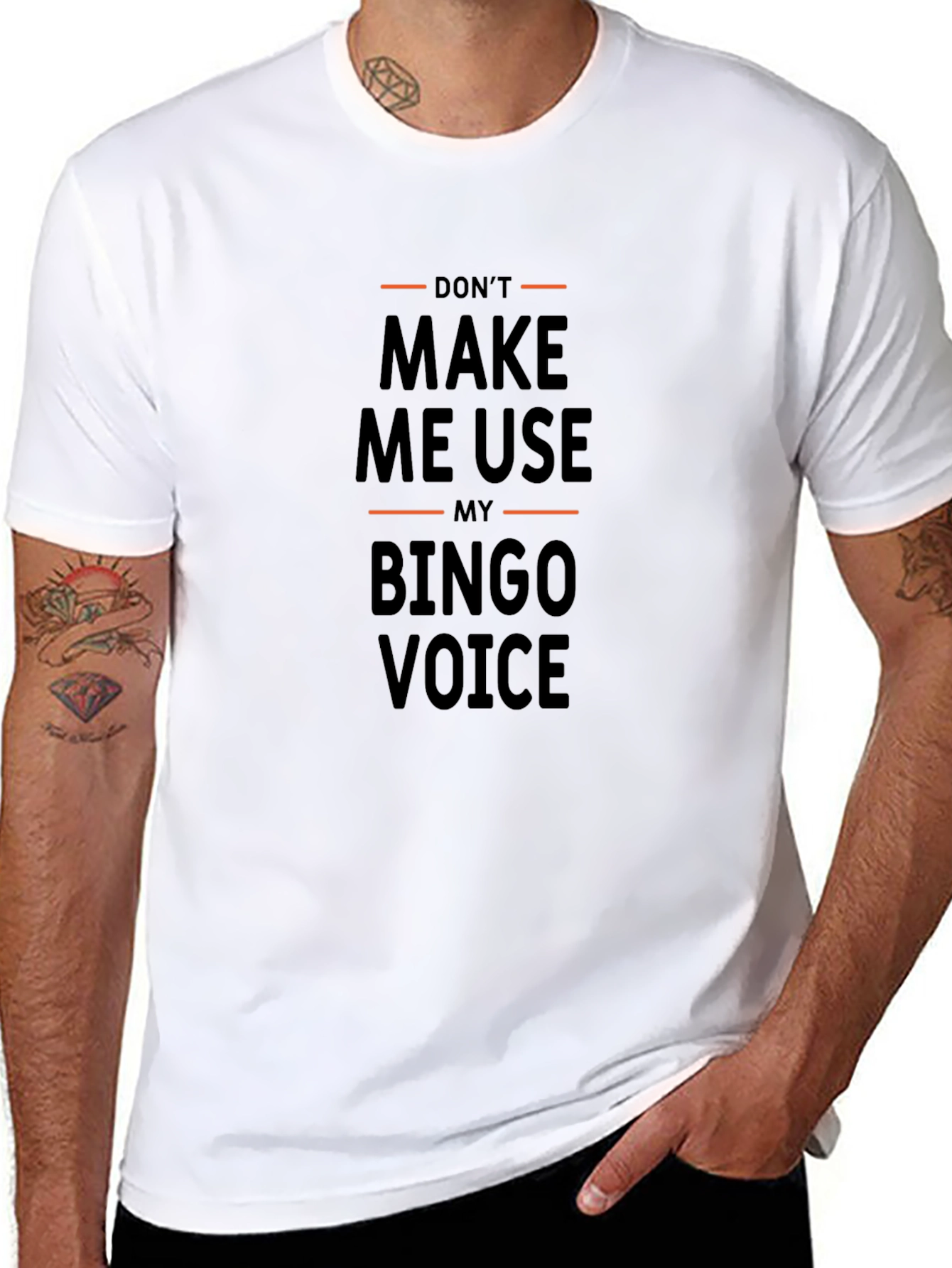 Dont Make Me Use My Bingo Voice T-Shirt
