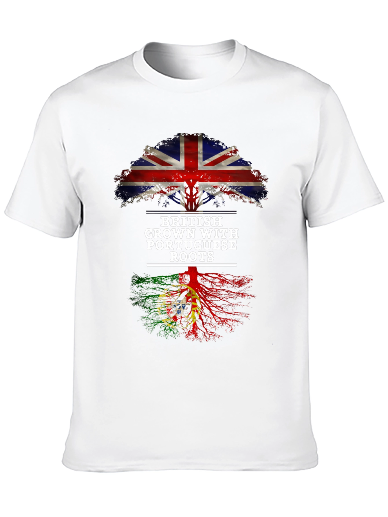 British Grown With Portuguese Roots T-Shirt