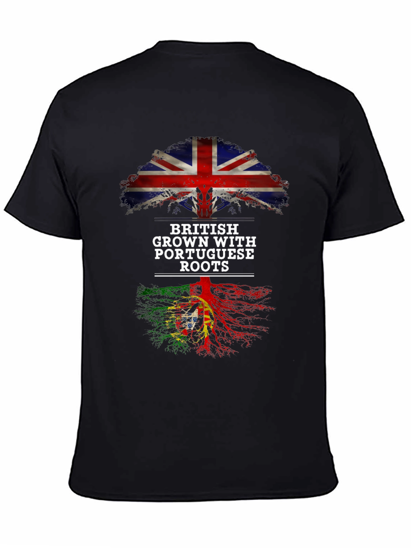 British Grown With Portuguese Roots T-Shirt