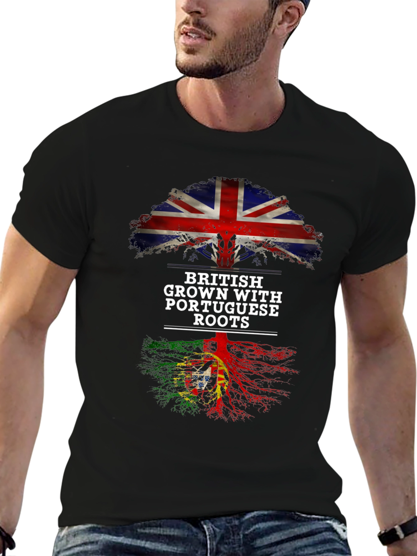 British Grown With Portuguese Roots T-Shirt