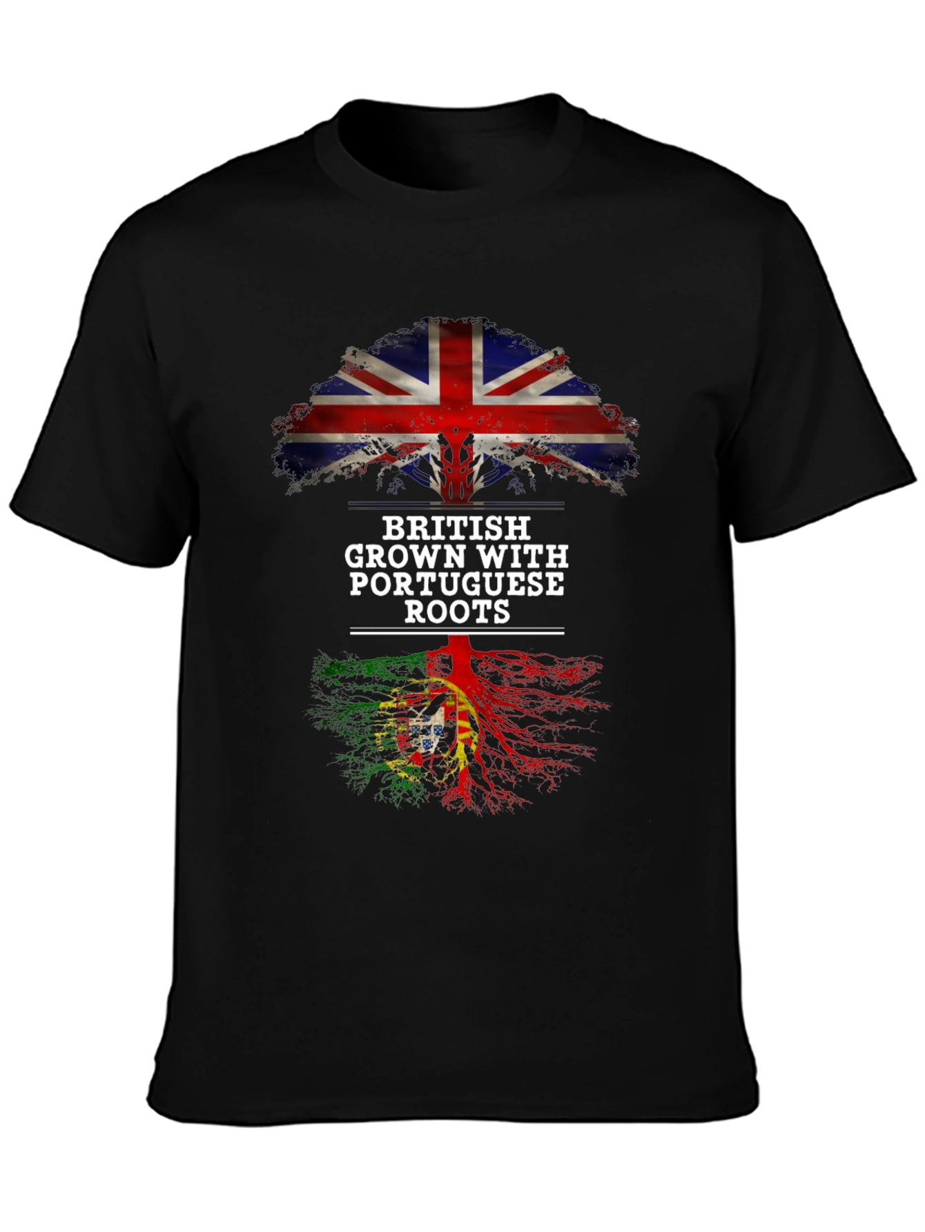 British Grown With Portuguese Roots T-Shirt