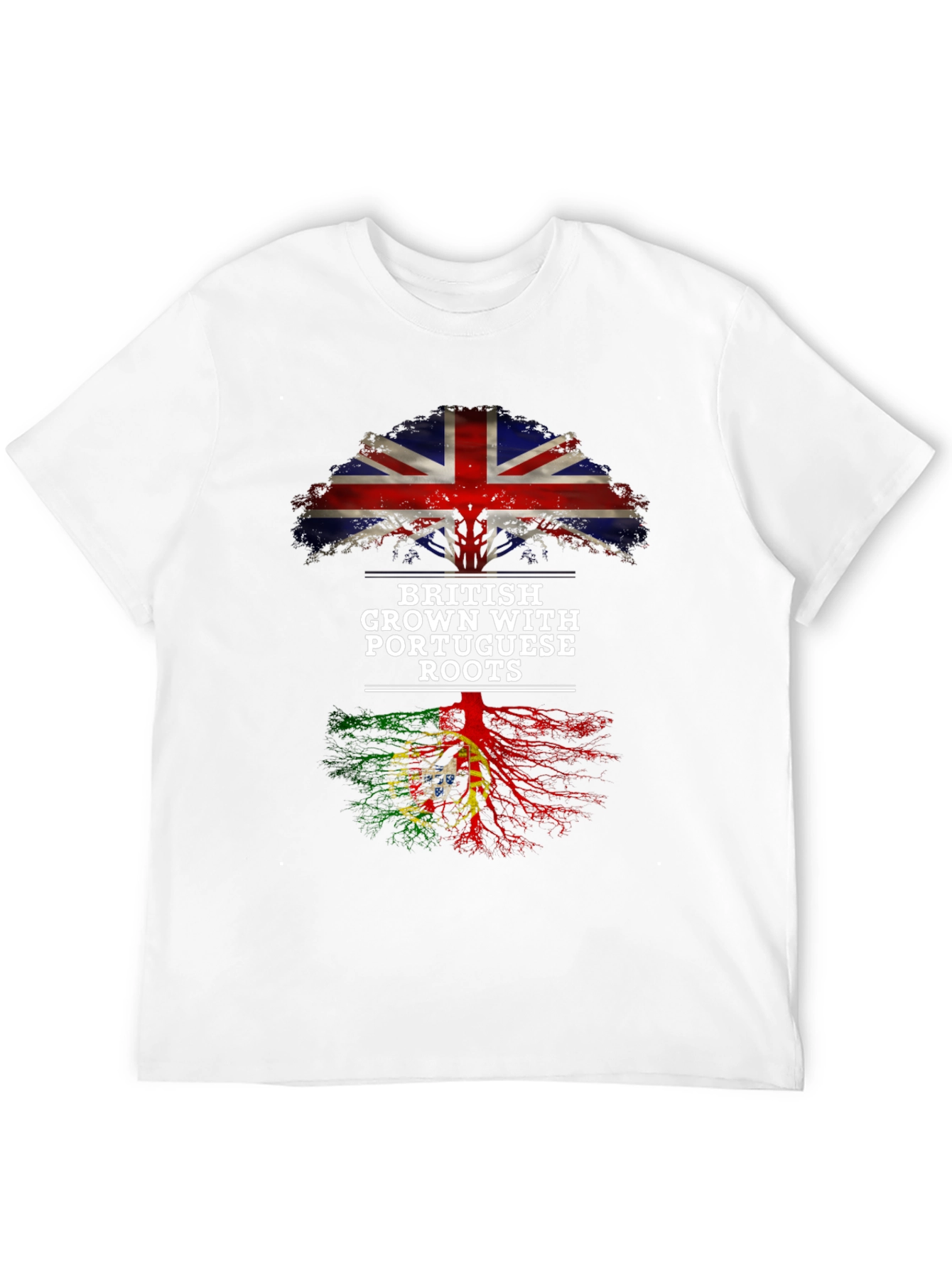 British Grown With Portuguese Roots T-Shirt
