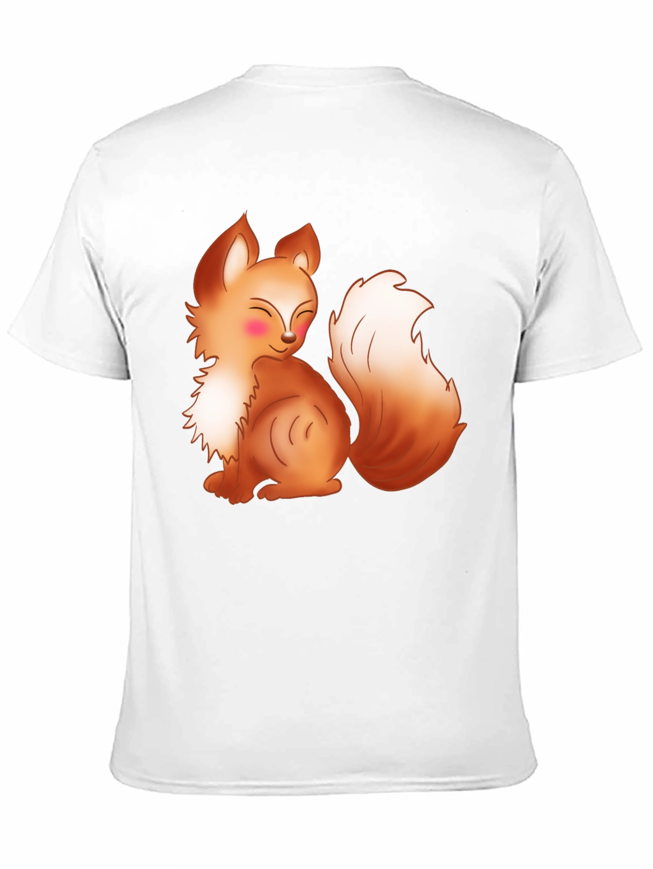Cute Cartoon Fox Graphic T-Shirt