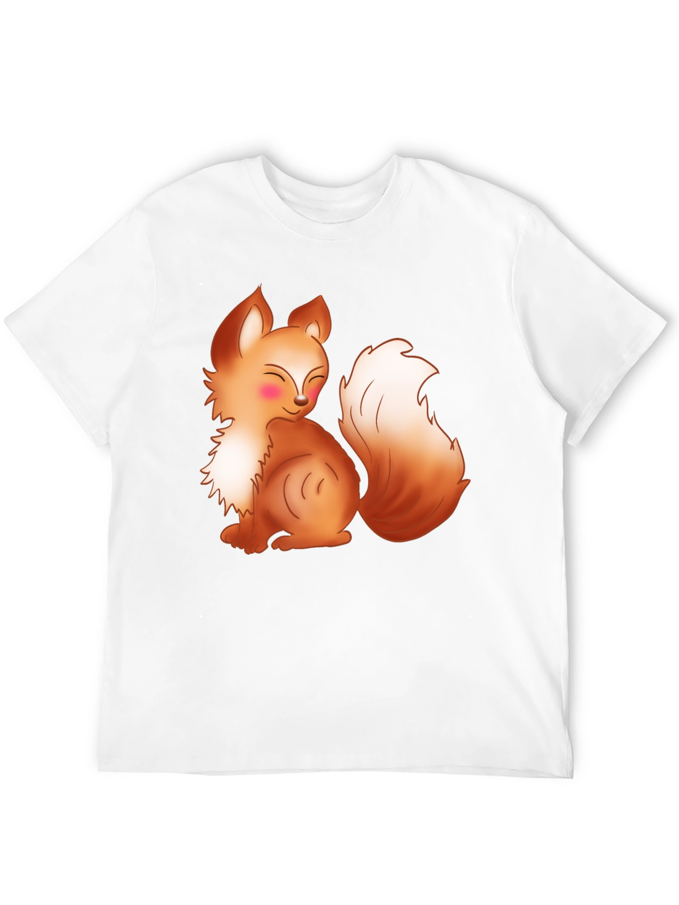 Cute Cartoon Fox Graphic T-Shirt