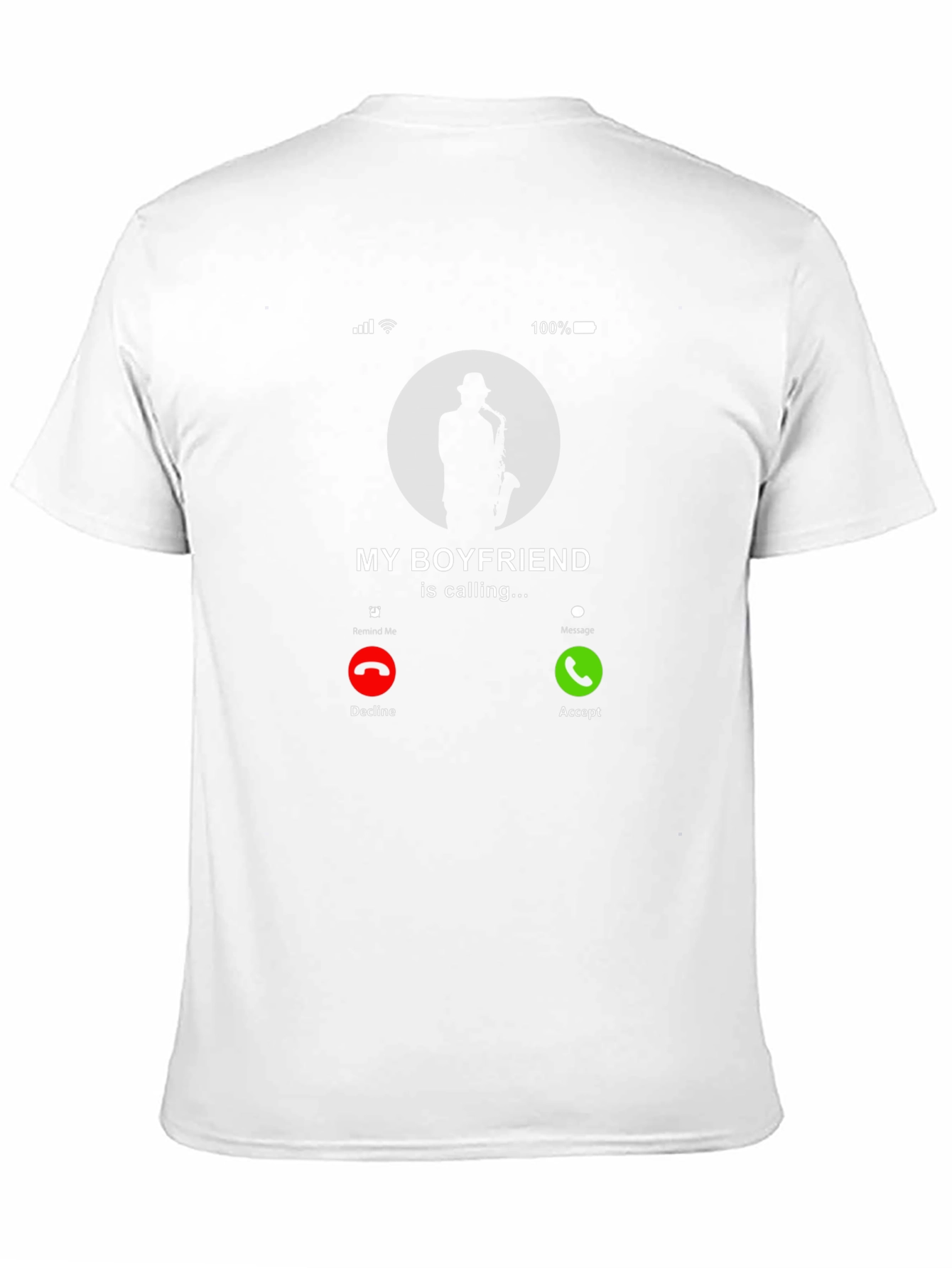 Saxophone Boyfriend Calling T-Shirt