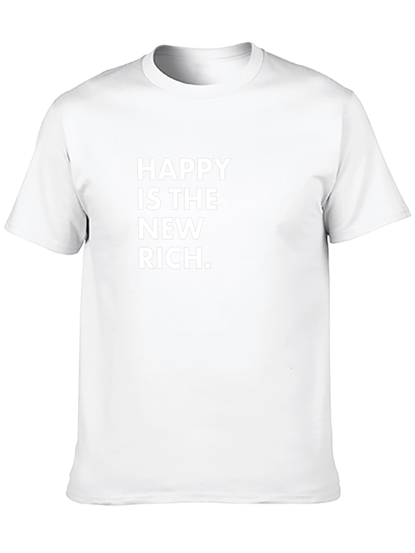 Happy is the New Rich Graphic Tee