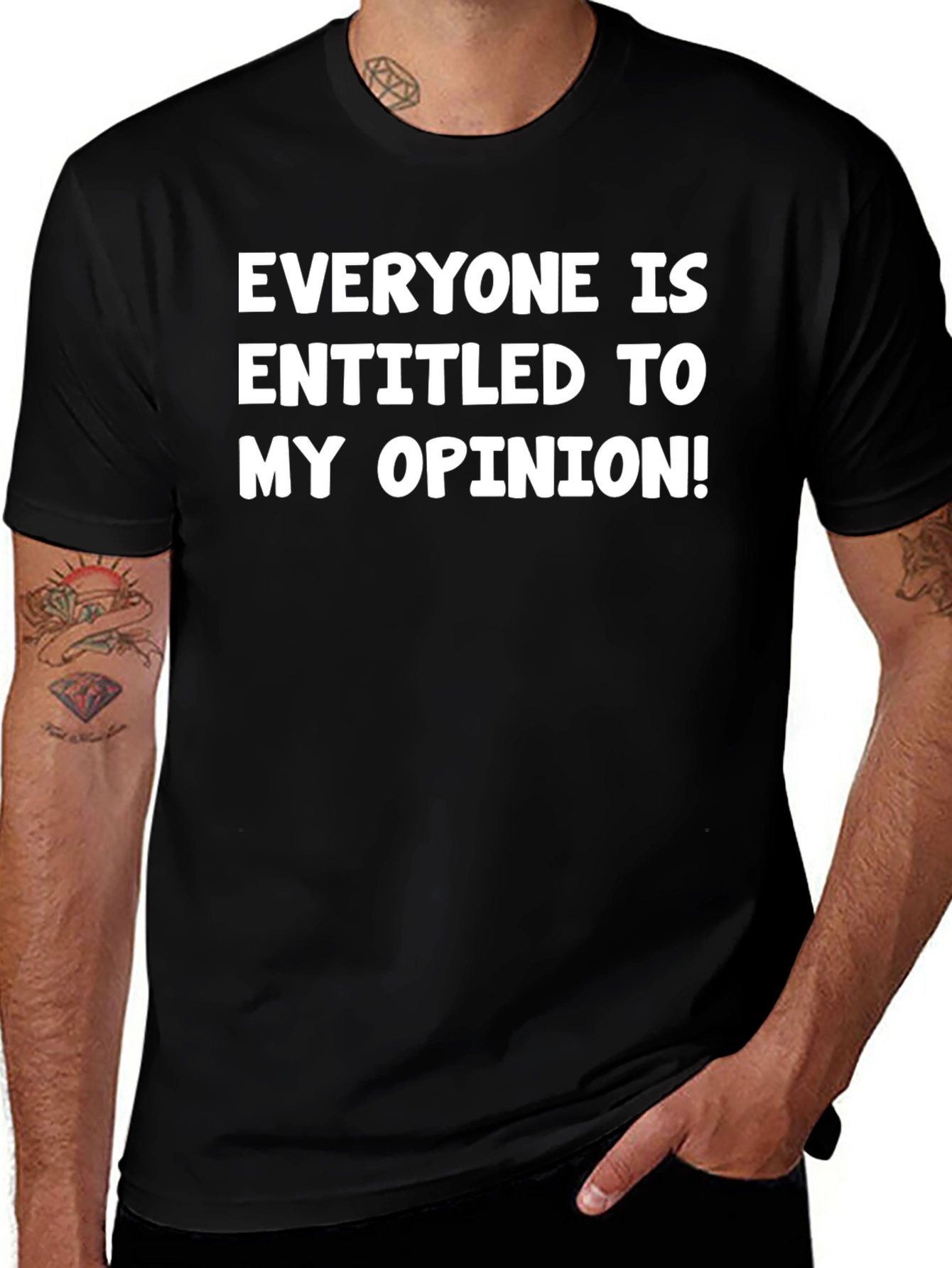 Entitled Opinion T-Shirt - Funny Sarcastic Tee