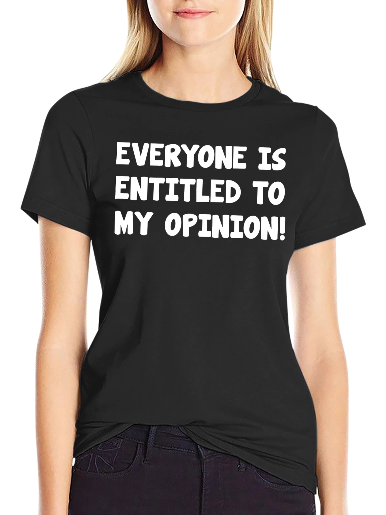 Entitled Opinion T-Shirt - Funny Sarcastic Tee
