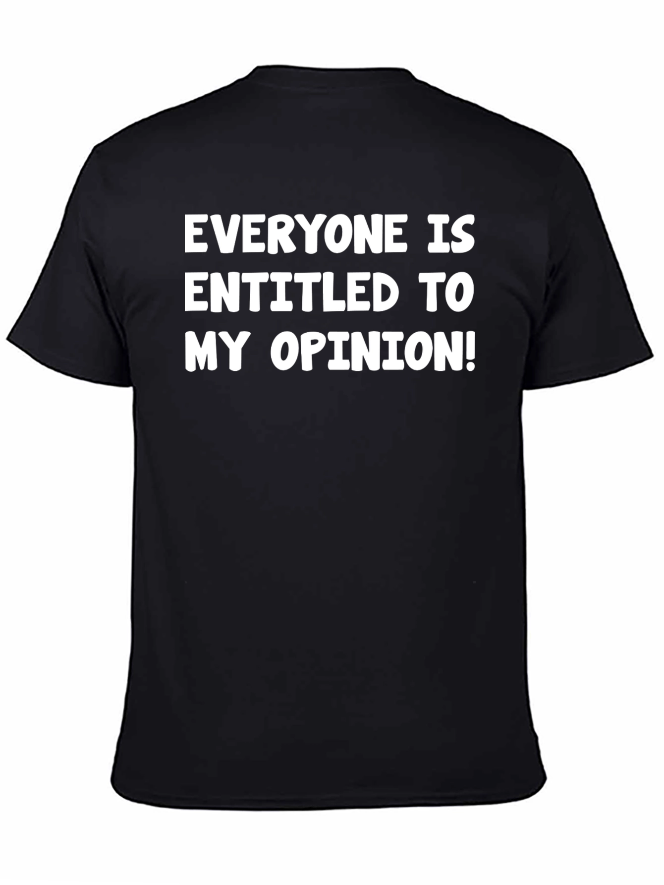 Entitled Opinion T-Shirt - Funny Sarcastic Tee