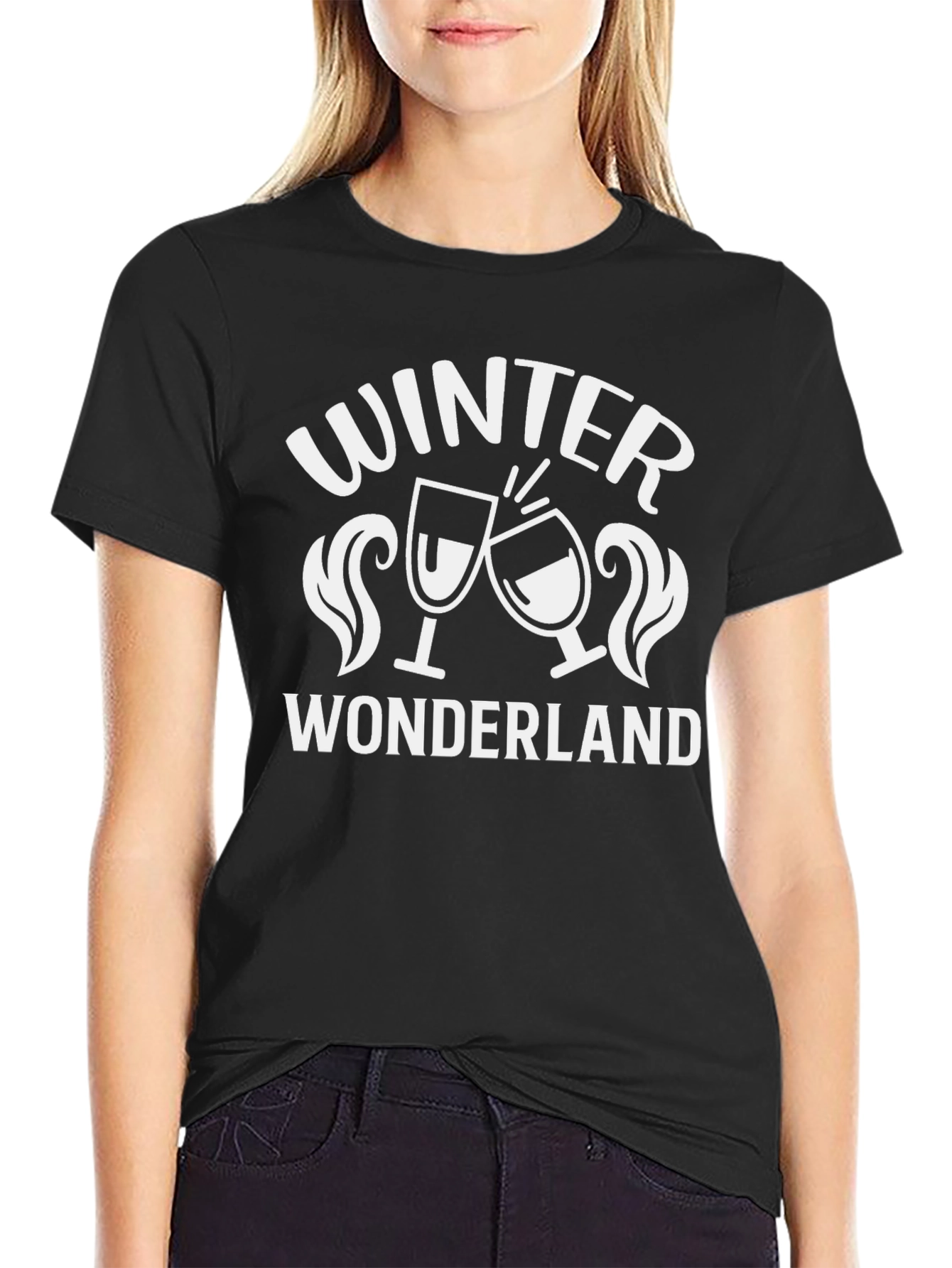 Winter Wonderland Toasting Wine Glasses T-Shirt