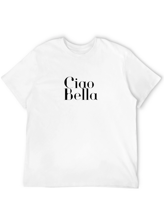 Ciao Bella Graphic Tee - Stylish & Comfortable Black T-Shirt