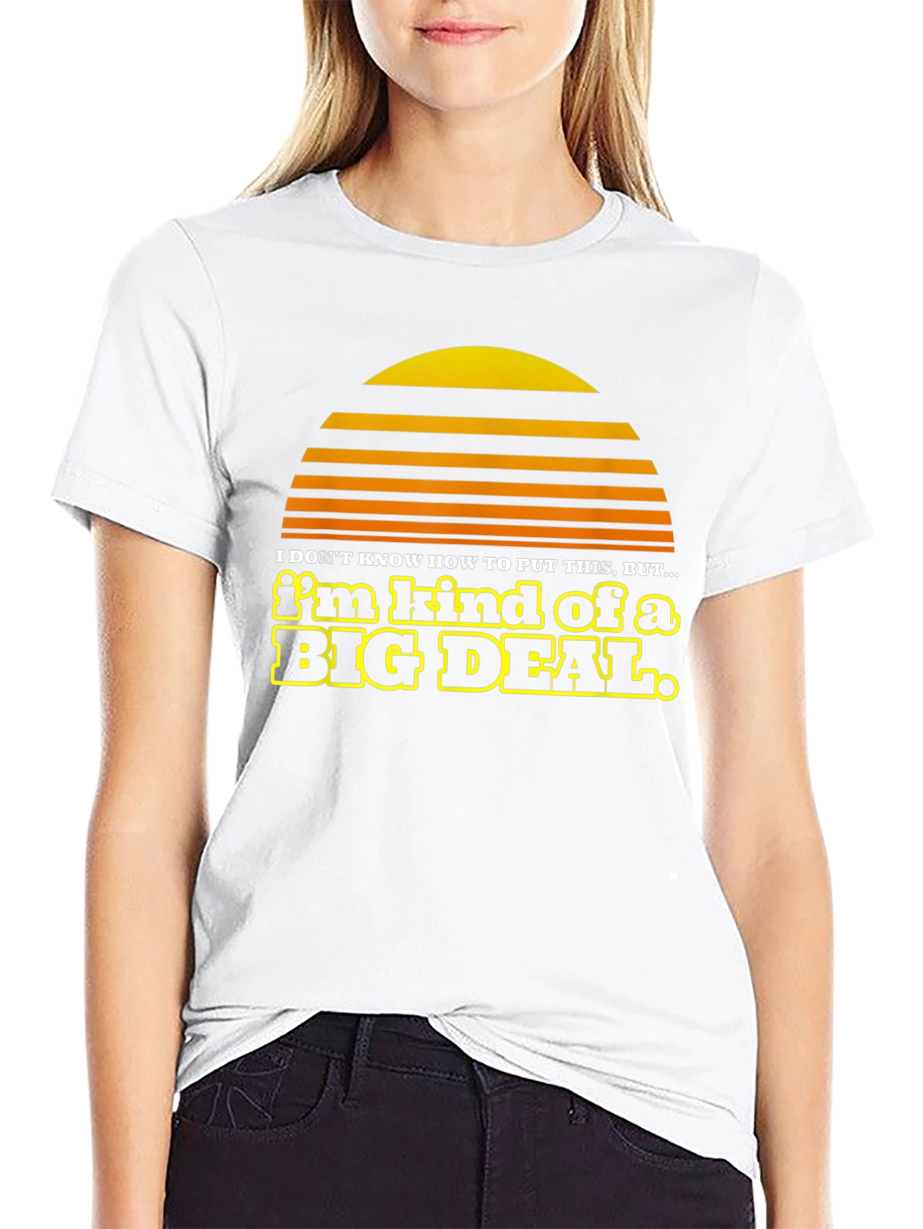 Im Kind of a Big Deal Black Graphic Tee