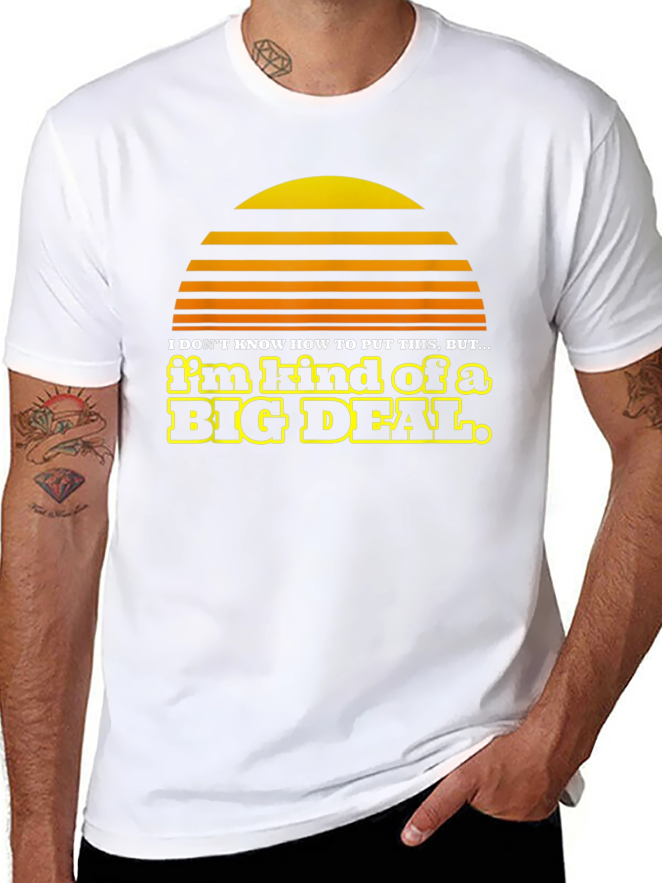Im Kind of a Big Deal Black Graphic Tee