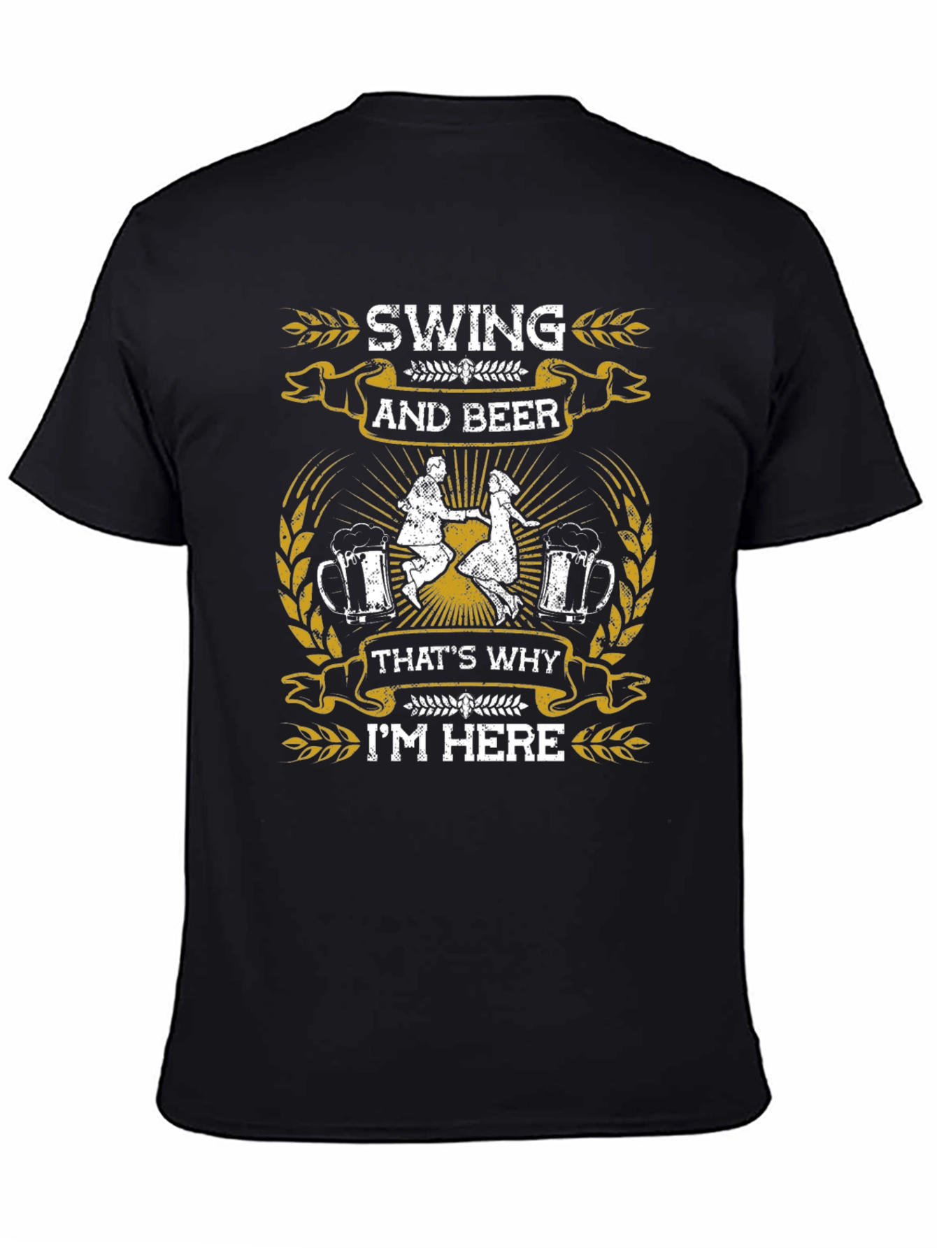 Swing and Beer Graphic T-Shirt - Dance Party Ready