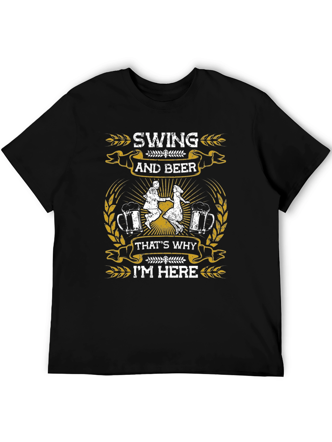 Swing and Beer Graphic T-Shirt - Dance Party Ready