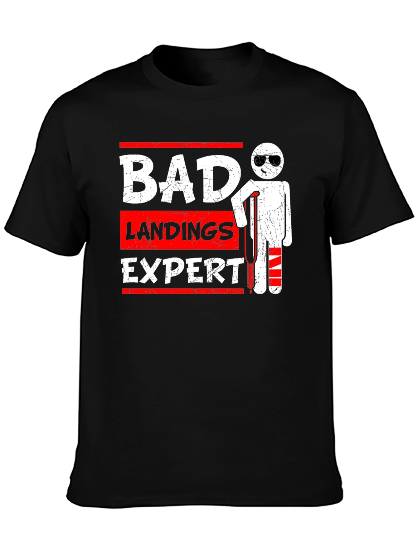Bad Landings Expert Graphic T-Shirt