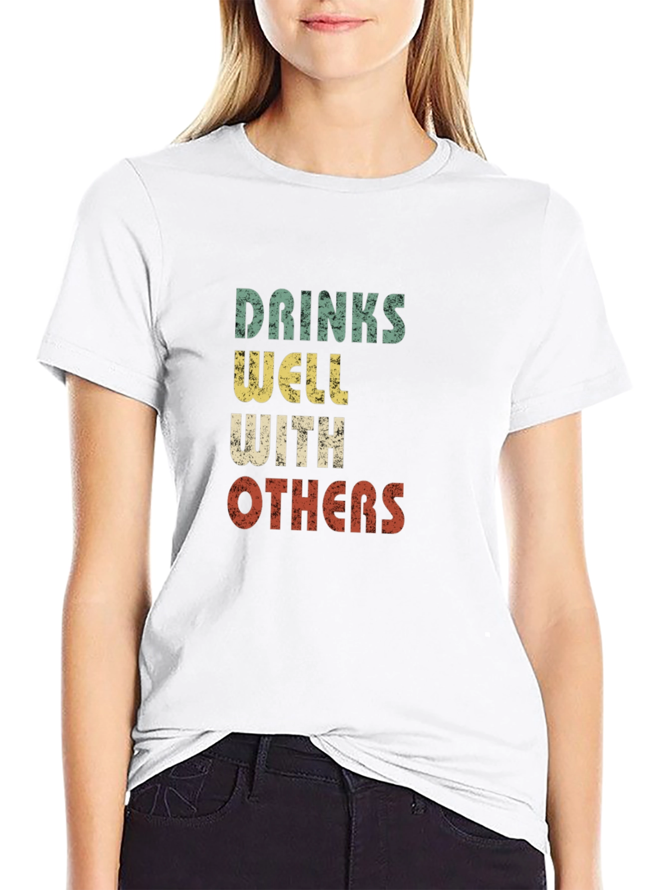 Drinks Well With Others Graphic Tee