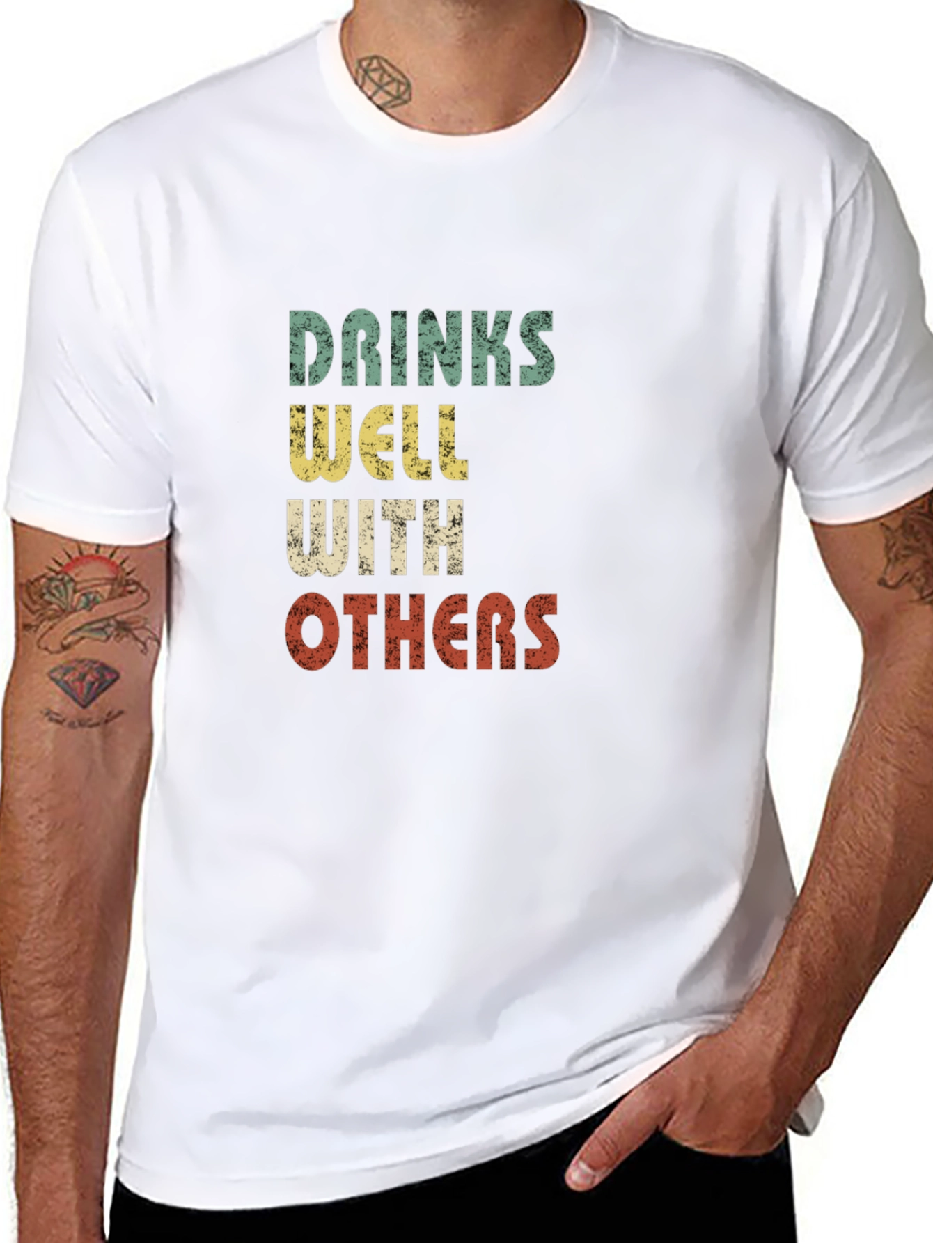 Drinks Well With Others Graphic Tee