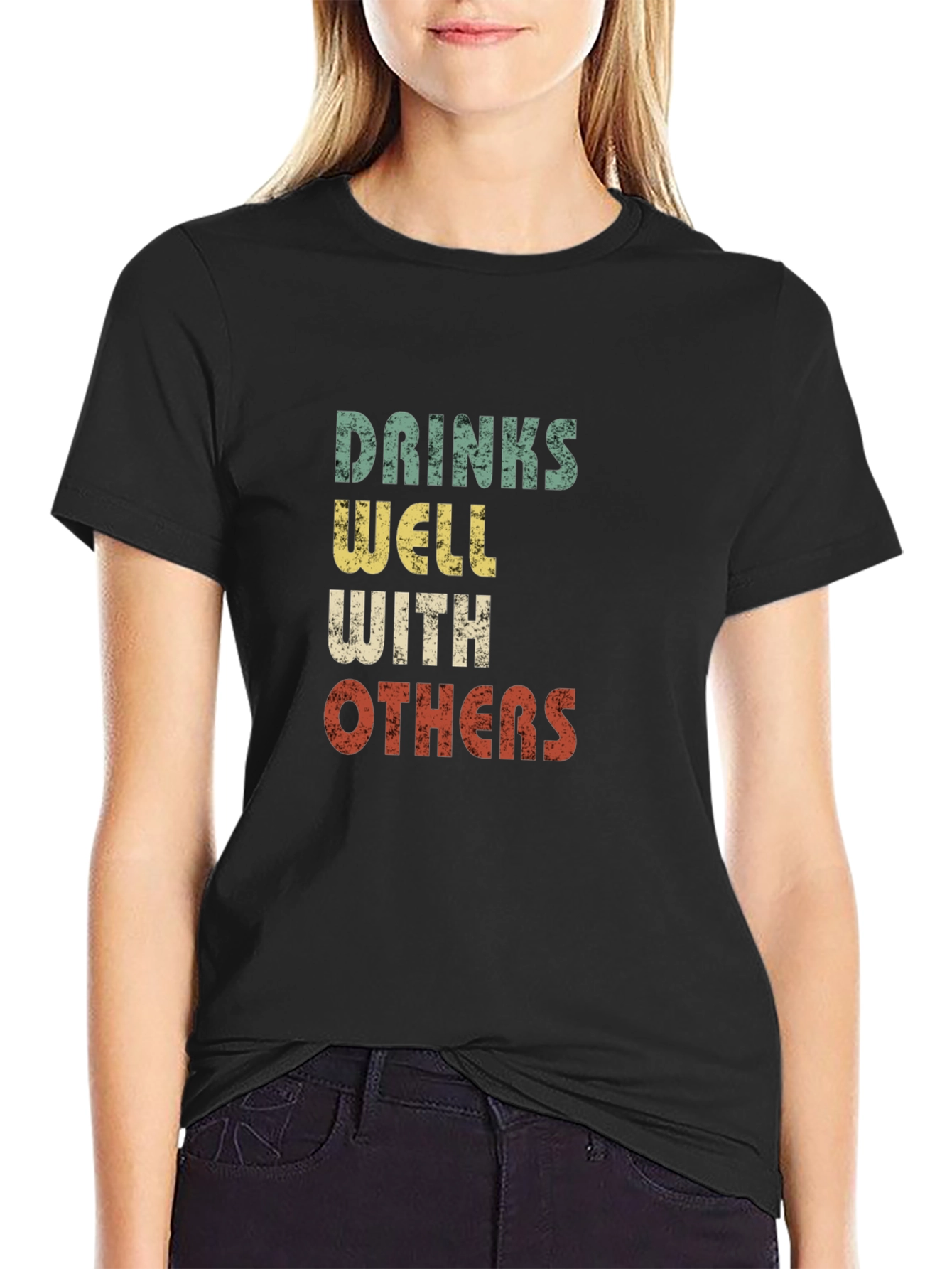 Drinks Well With Others Graphic Tee