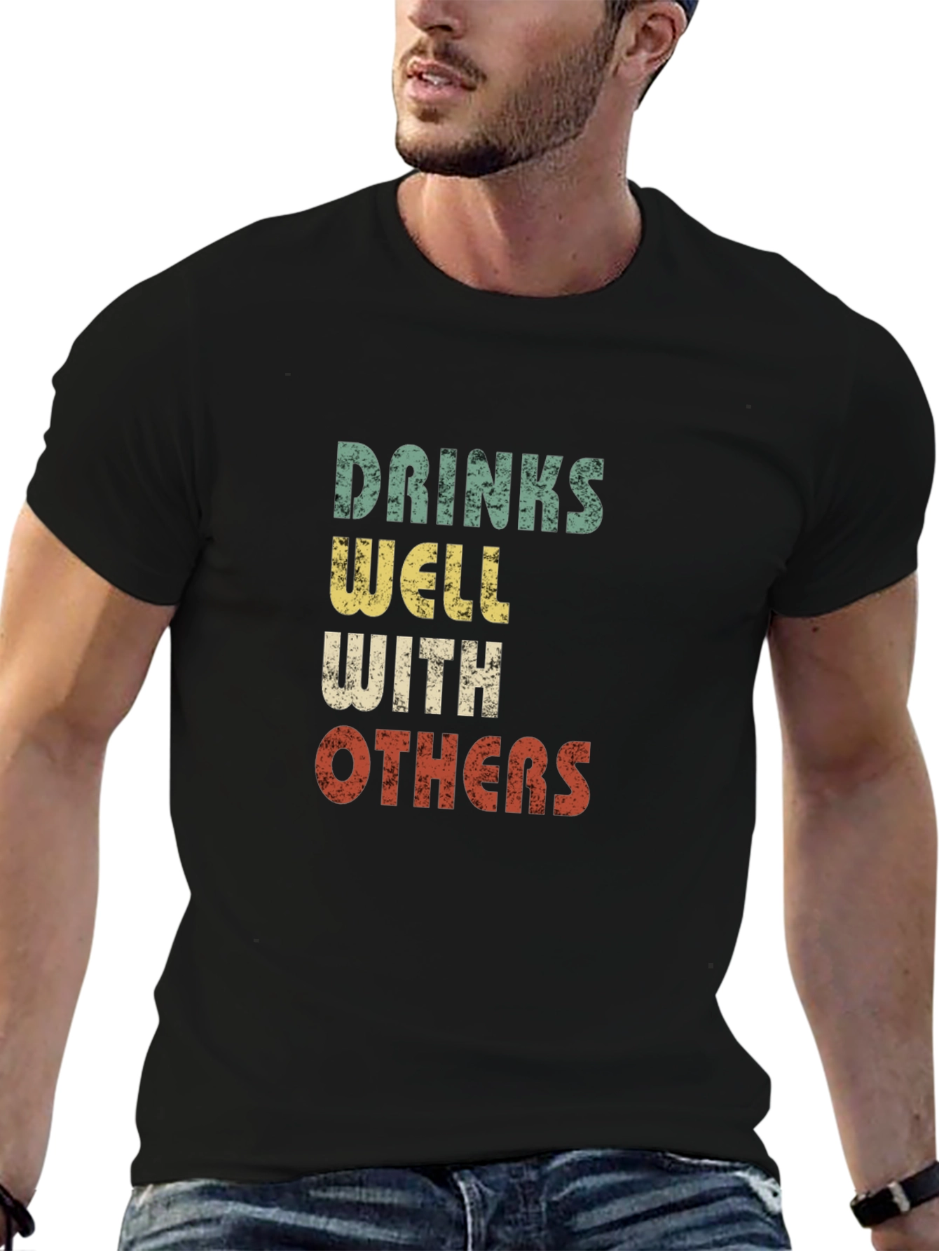 Drinks Well With Others Graphic Tee