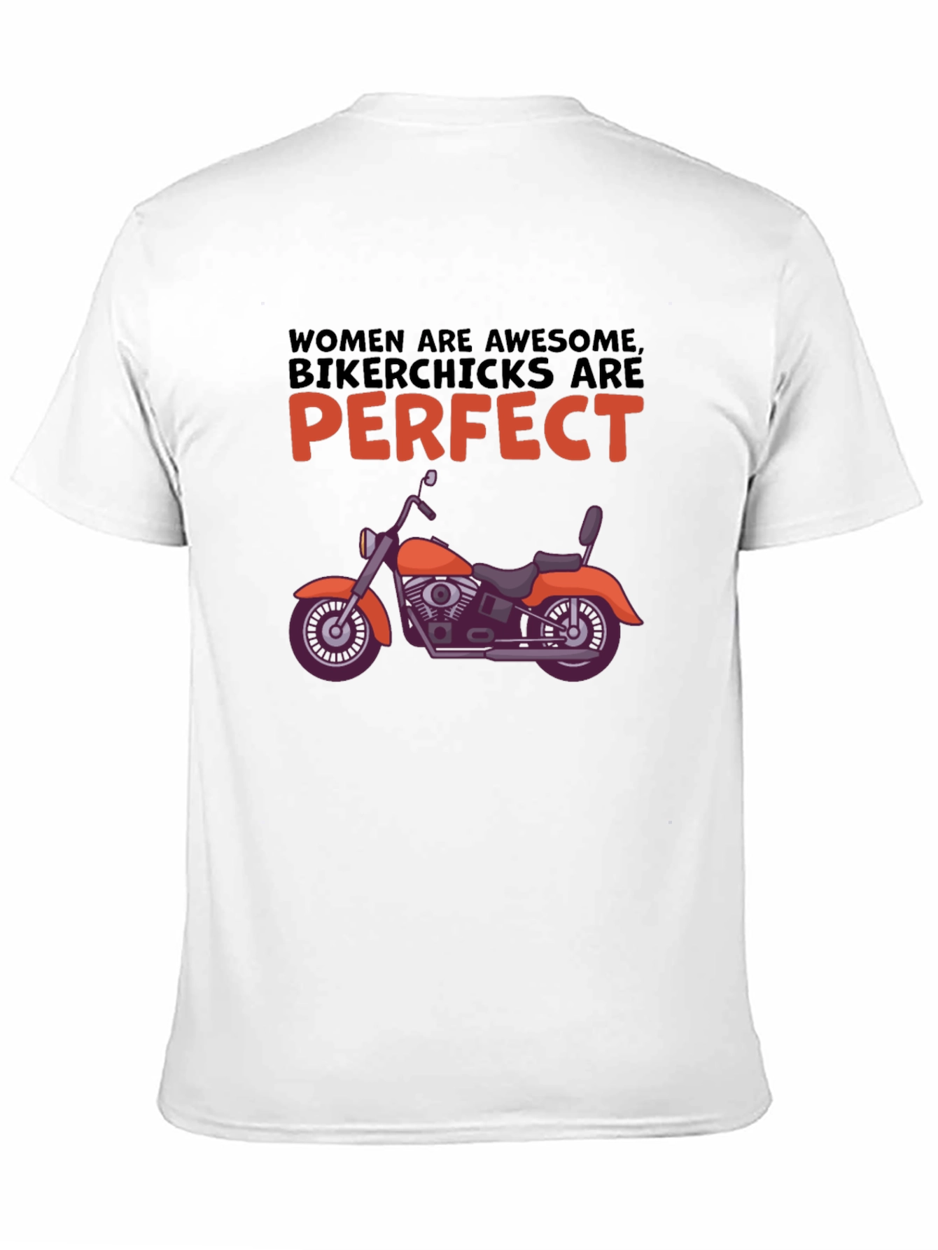 Women Bikerchicks Graphic Tee - Motorcycle Love!