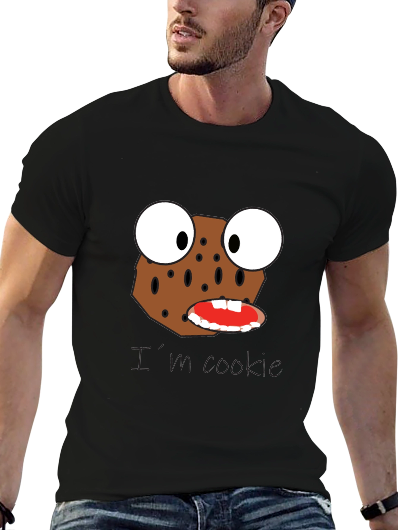 Im Cookie T-Shirt: Funny Cartoon Graphic Tee