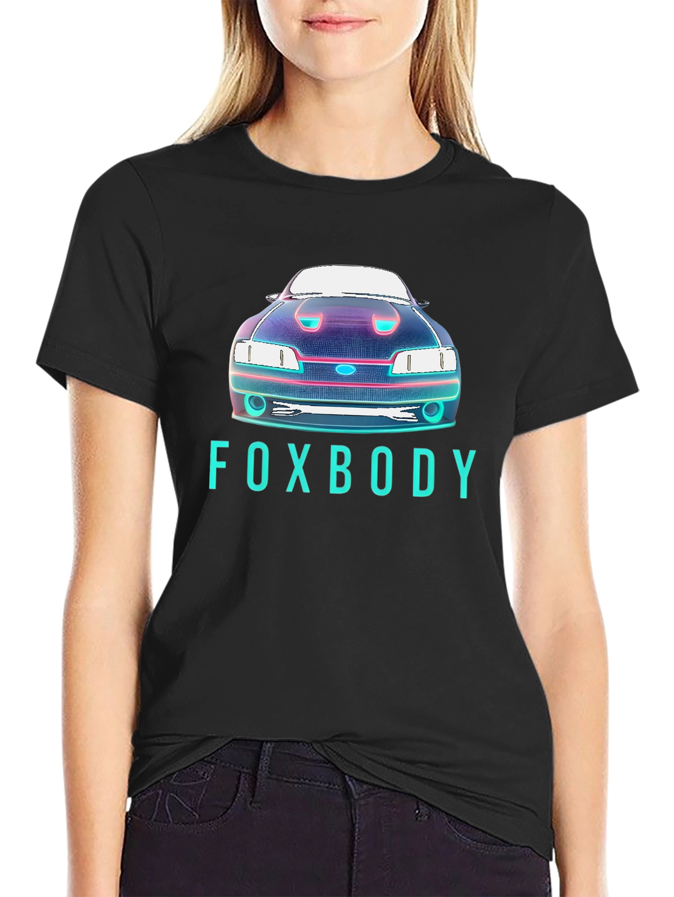 Foxbody Car Graphic T-Shirt - Retro Automotive Style