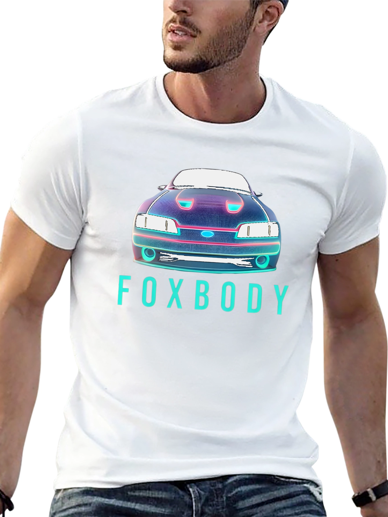 Foxbody Car Graphic T-Shirt - Retro Automotive Style