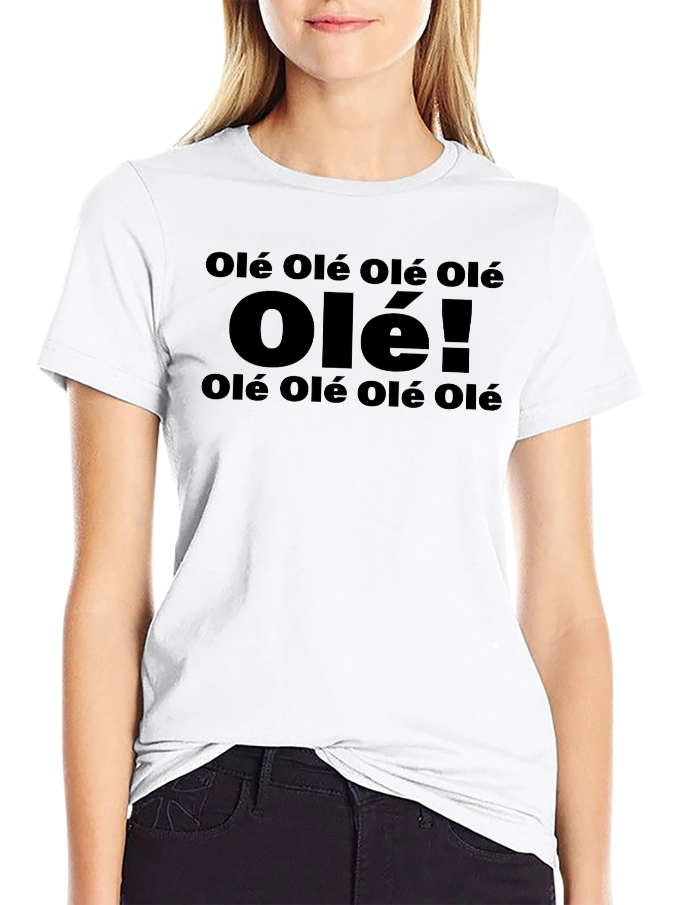 Olé! Graphic Tee - Stylish Black Cotton T-Shirt
