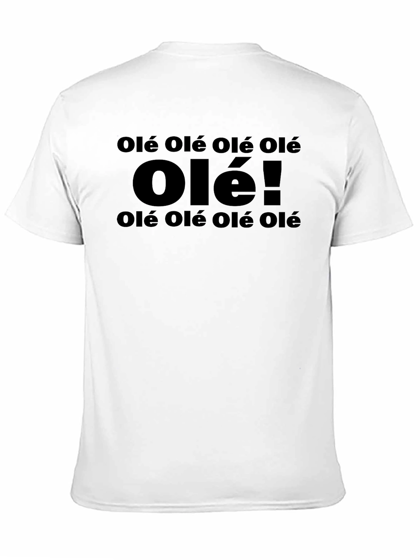 Olé! Graphic Tee - Stylish Black Cotton T-Shirt