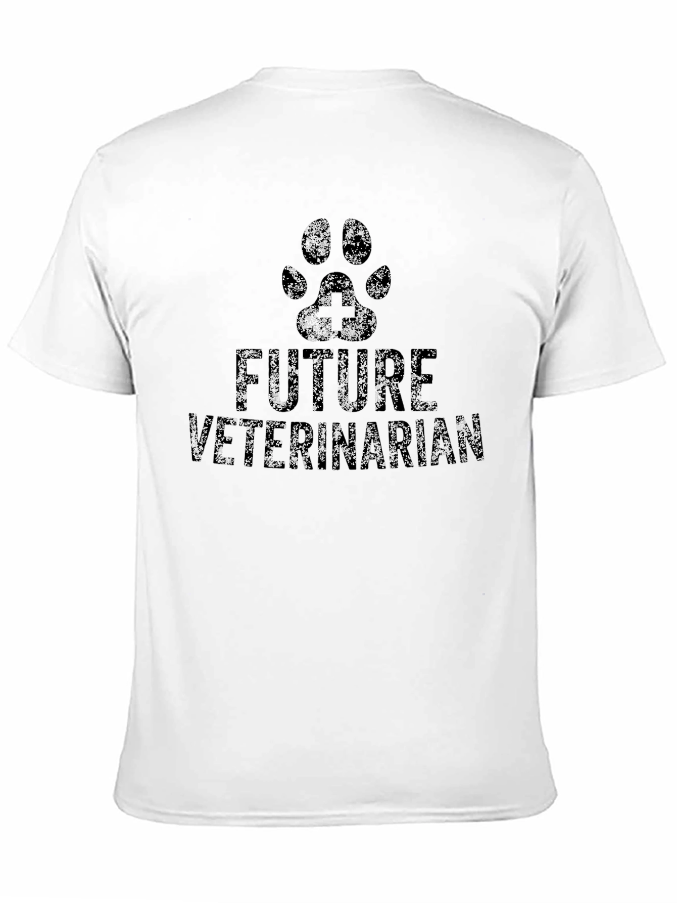 Future Veterinarian T-Shirt - Paw Print Design